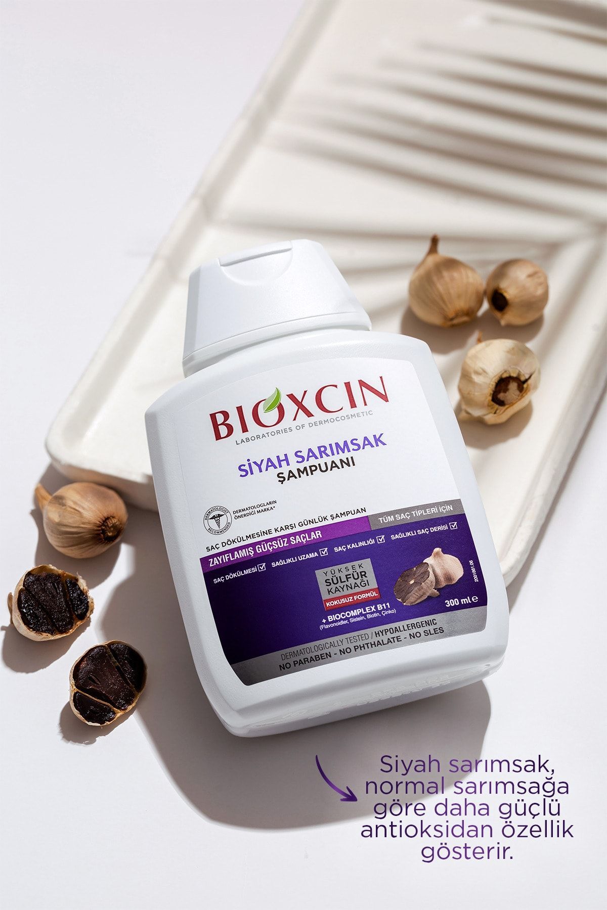 Siyah Sarımsak Şampuanı 300 ml - 3 Al 2 Öde 3 Adet