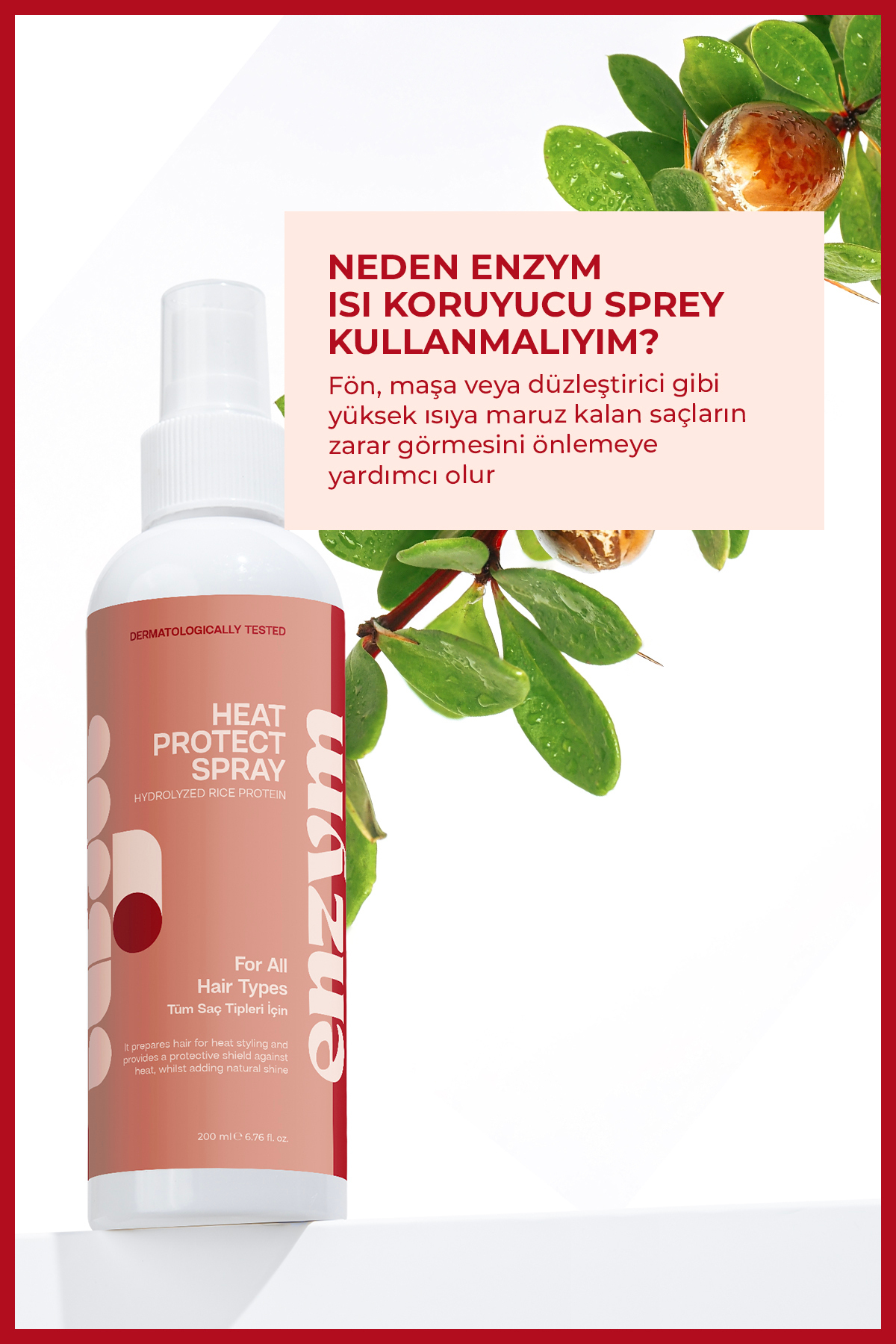 2 Adet Isı ve Güneş Koruyucu Saç Spreyi 200 ml