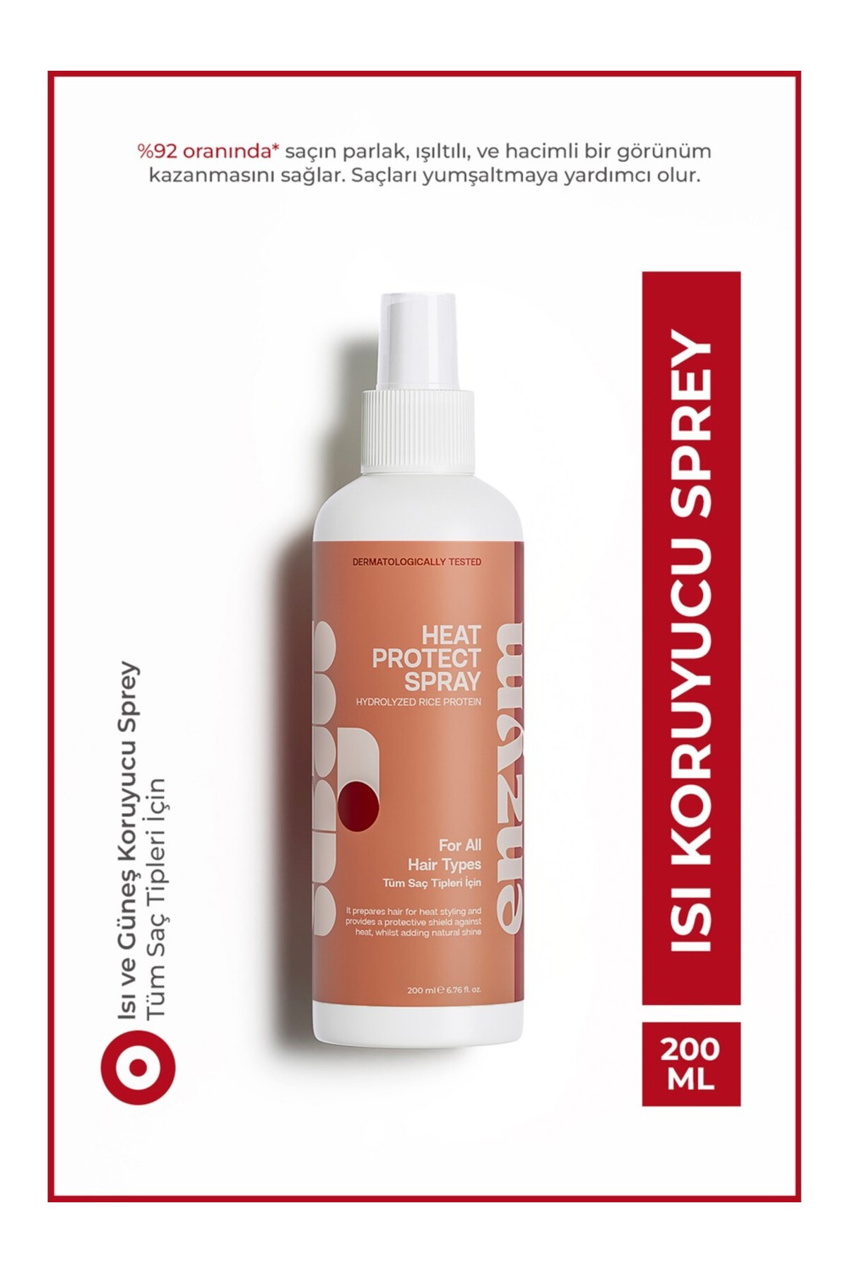 2 Adet Isı ve Güneş Koruyucu Saç Spreyi 200 ml