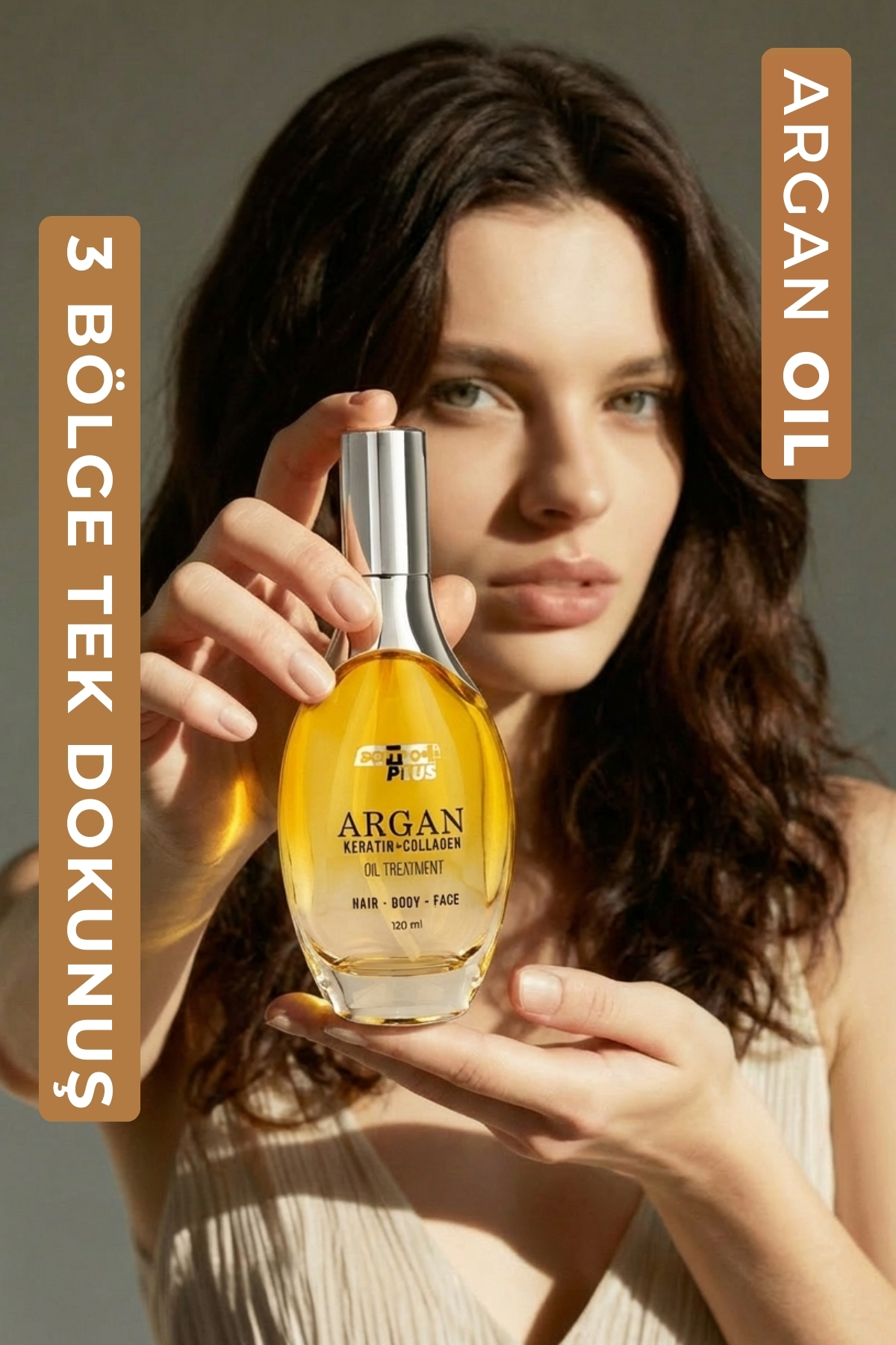 Argan İçerikli Saç Vücut ve Cilt Bakım Yağı 120 ml