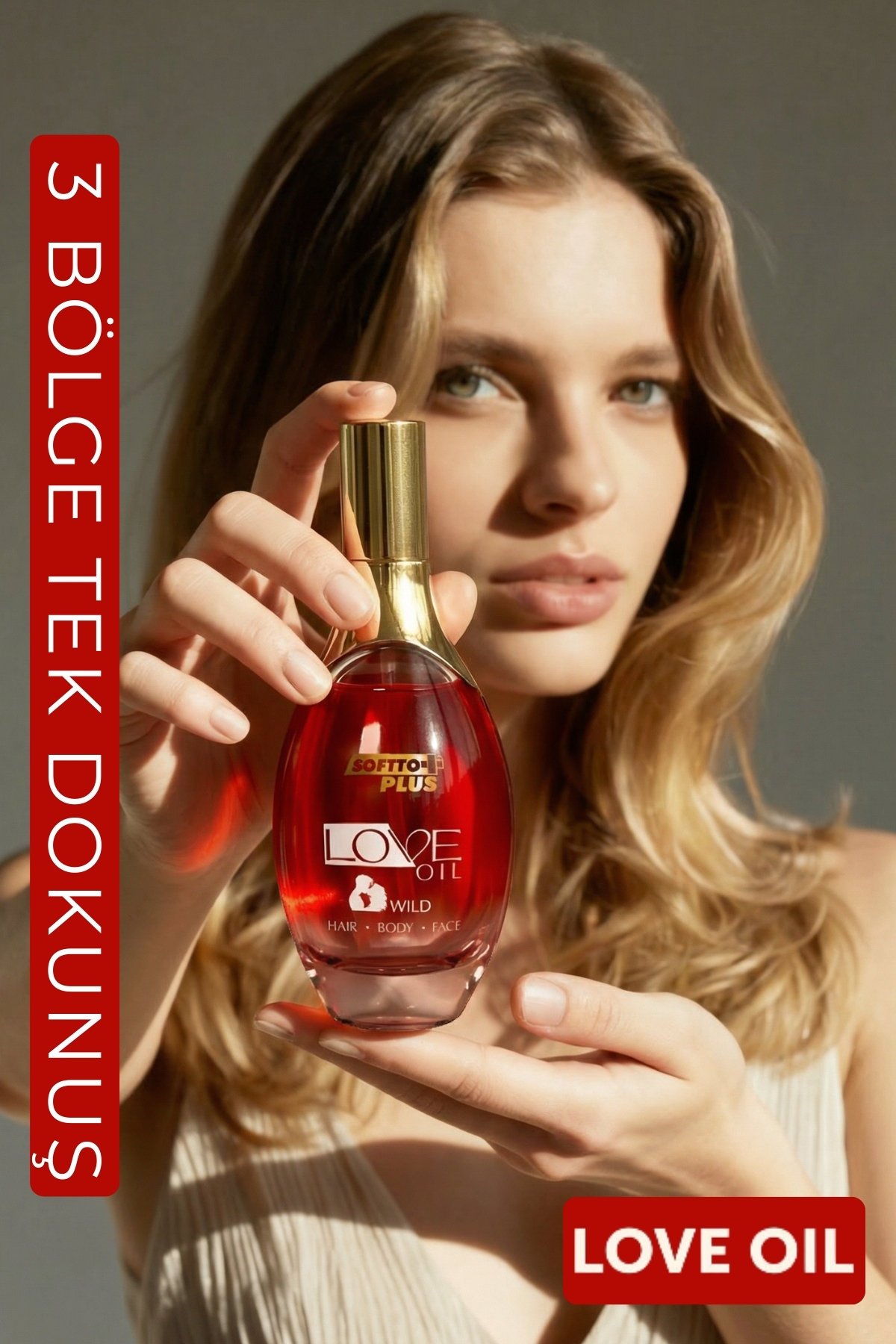 Love Oil / Saç ve Cilt Bakım Yağı 120 ML / Gün Boyu Etkileyici Koku / Ağırlık Yapmaz