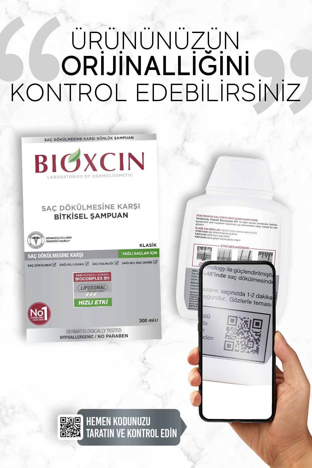Klasik Yağlı Saçlar Için Şampuan 300 Ml - Genesis Saç Dökülmesi Şampuanı Yağlı Saç