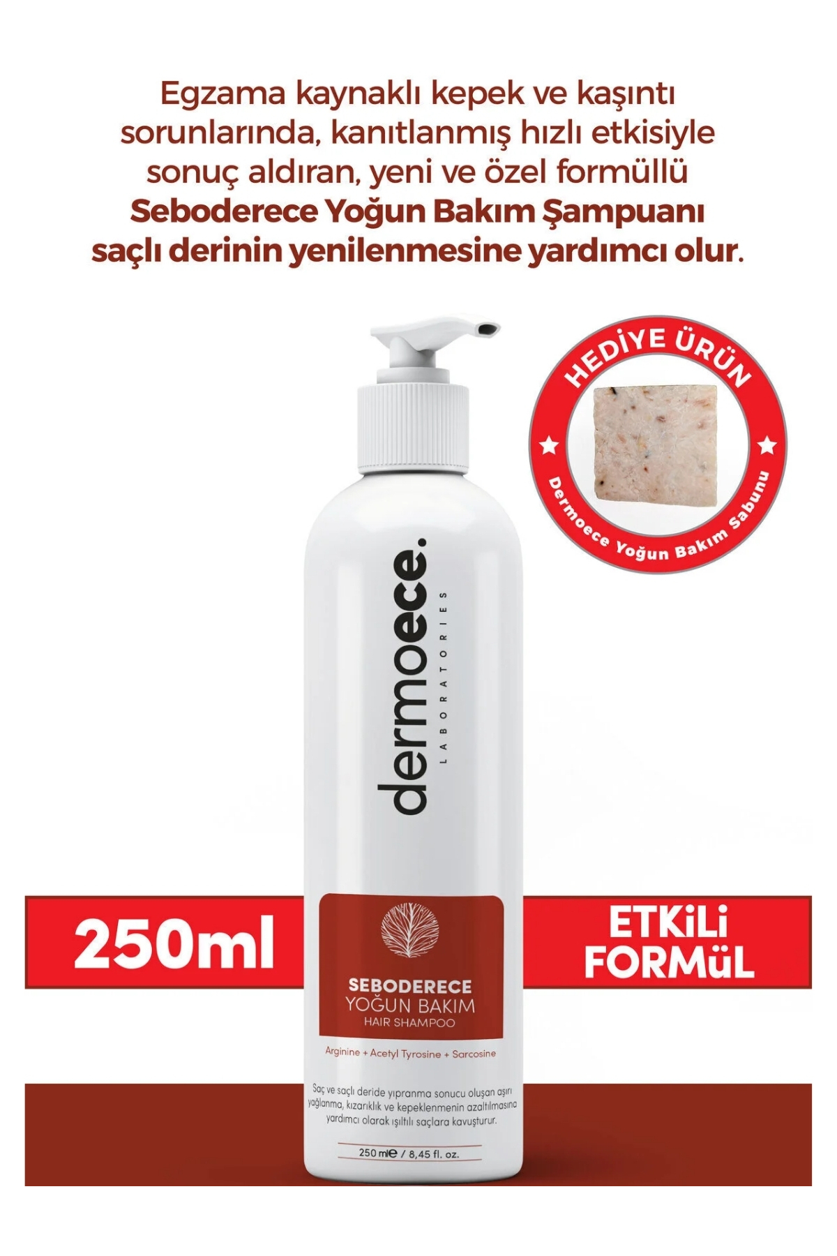Smart Losyon Çift Etkili 150 ml + Seboderece Yoğun Bakım Şampuanı 250 Ml (kepek, , Tuzsuz)
