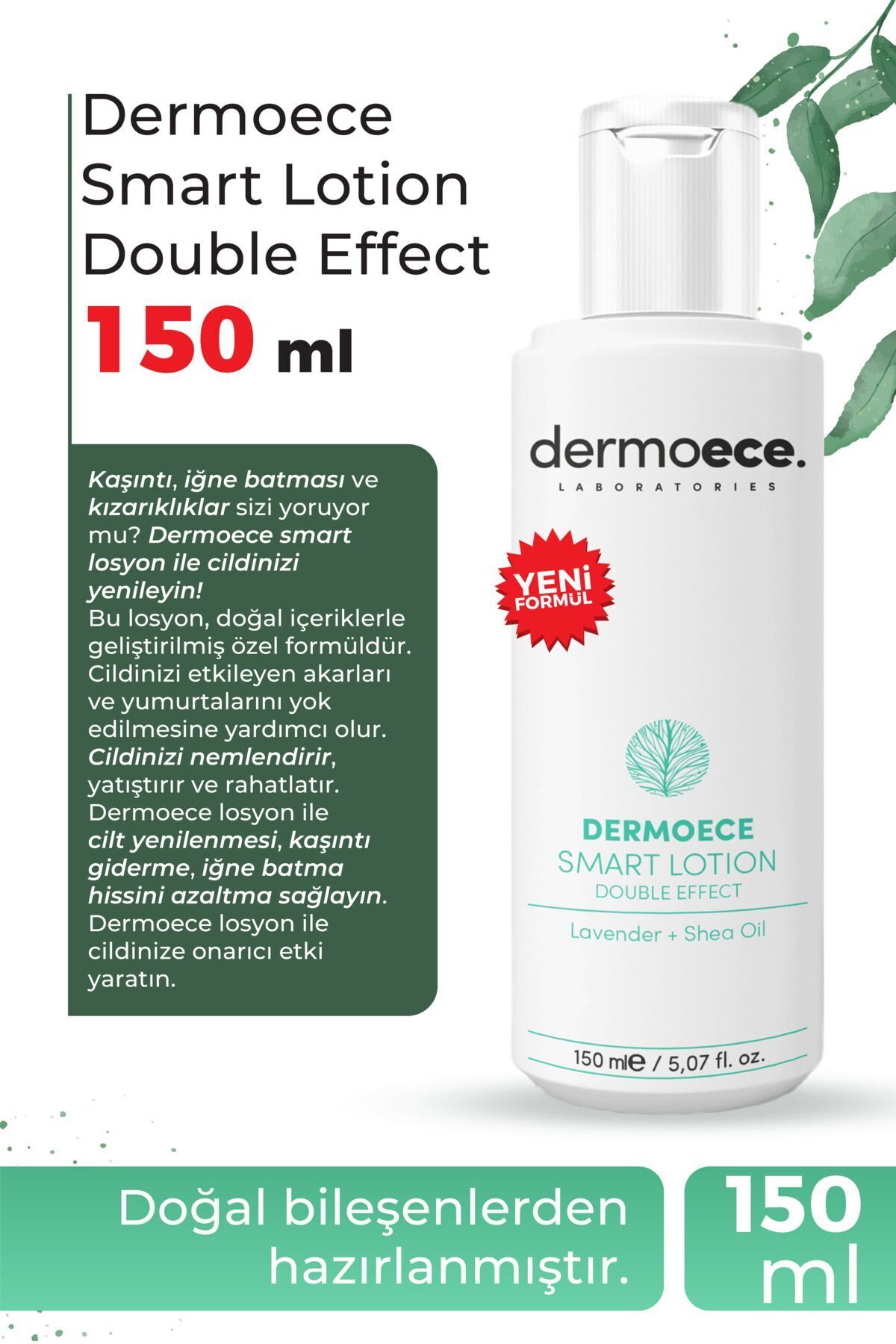 Smart Losyon Çift Etkili 150 ml + Seboderece Yoğun Bakım Şampuanı 250 Ml (kepek, , Tuzsuz)