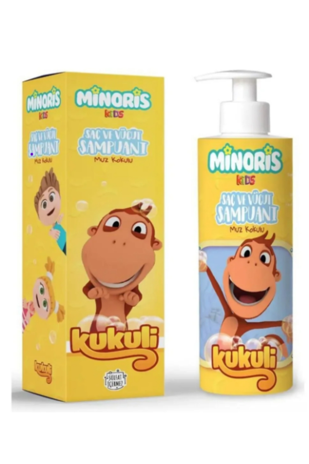 Baby Organik Leke Çıkarıcı 500ml + Kids Kukuli Organik Saç Ve Vücut Şampuanı 220 ml
