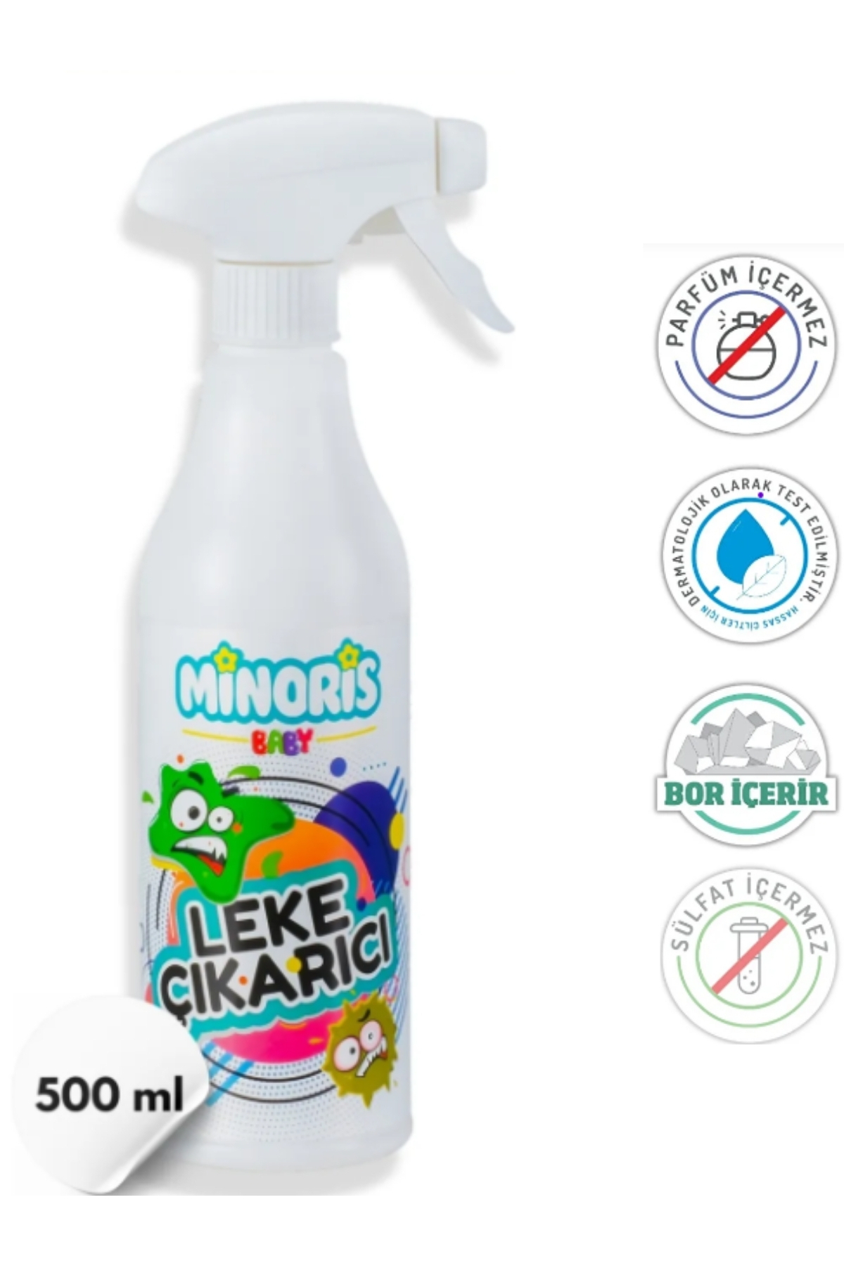 Baby Organik Leke Çıkarıcı 500ml + Baby Organik El Yüz Ve Vücut Nemlendirici 200ml