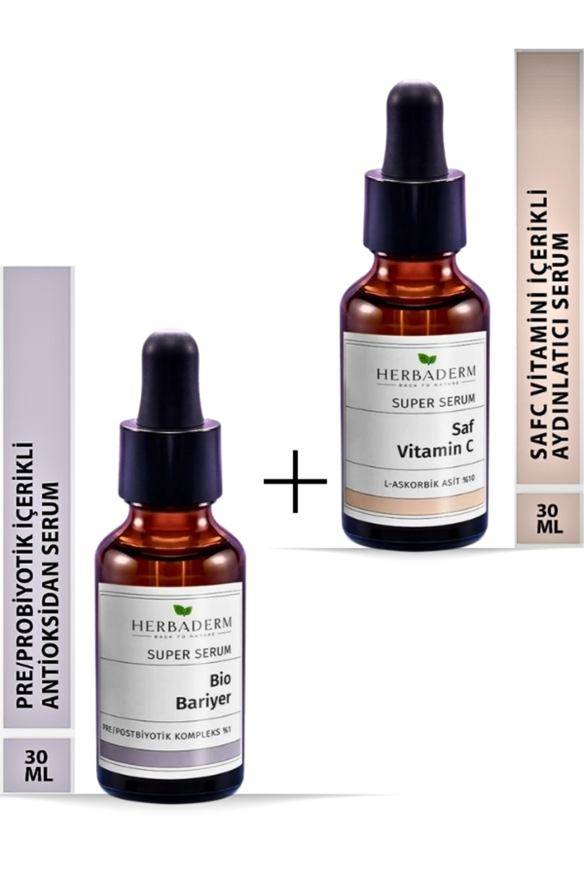Bio Bariyer Pre/postbiyotik Super Serum 30 ml & Saf Vitamin C Yüz Serumu 30 ml %10 Ascorbic Acid