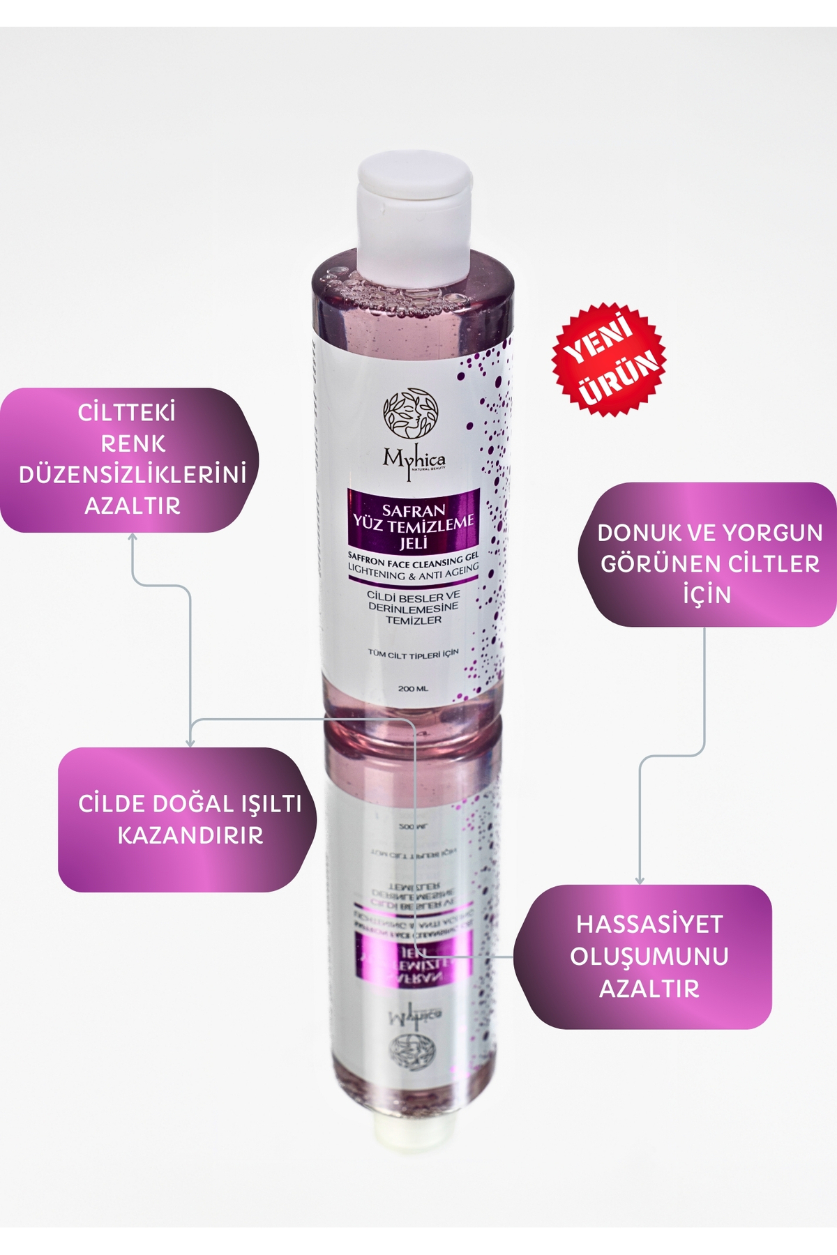 Safran Yüz Temizleme Jeli