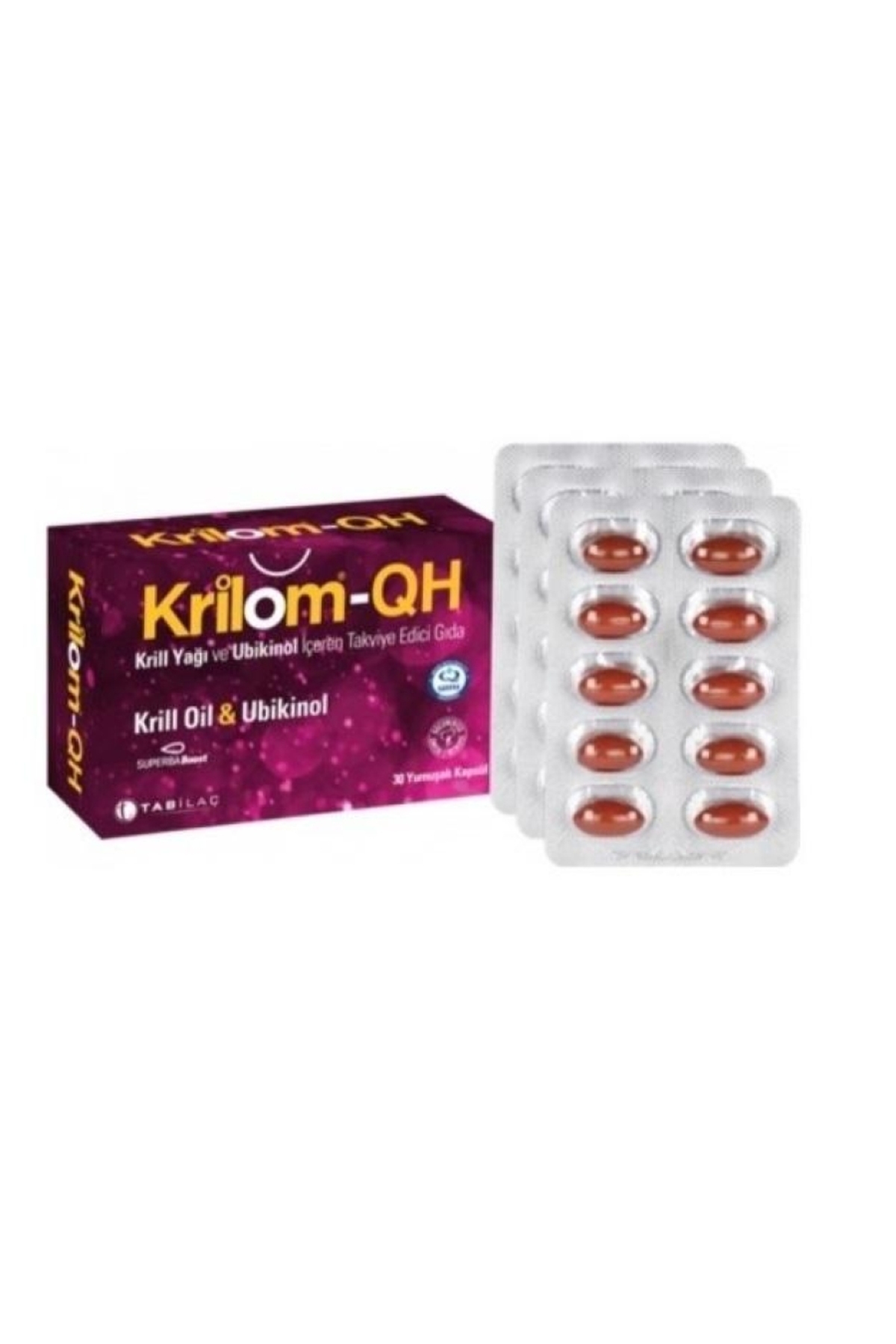 Krilom Krill Oil Ubikinol 30 Yumuşak Kapsül