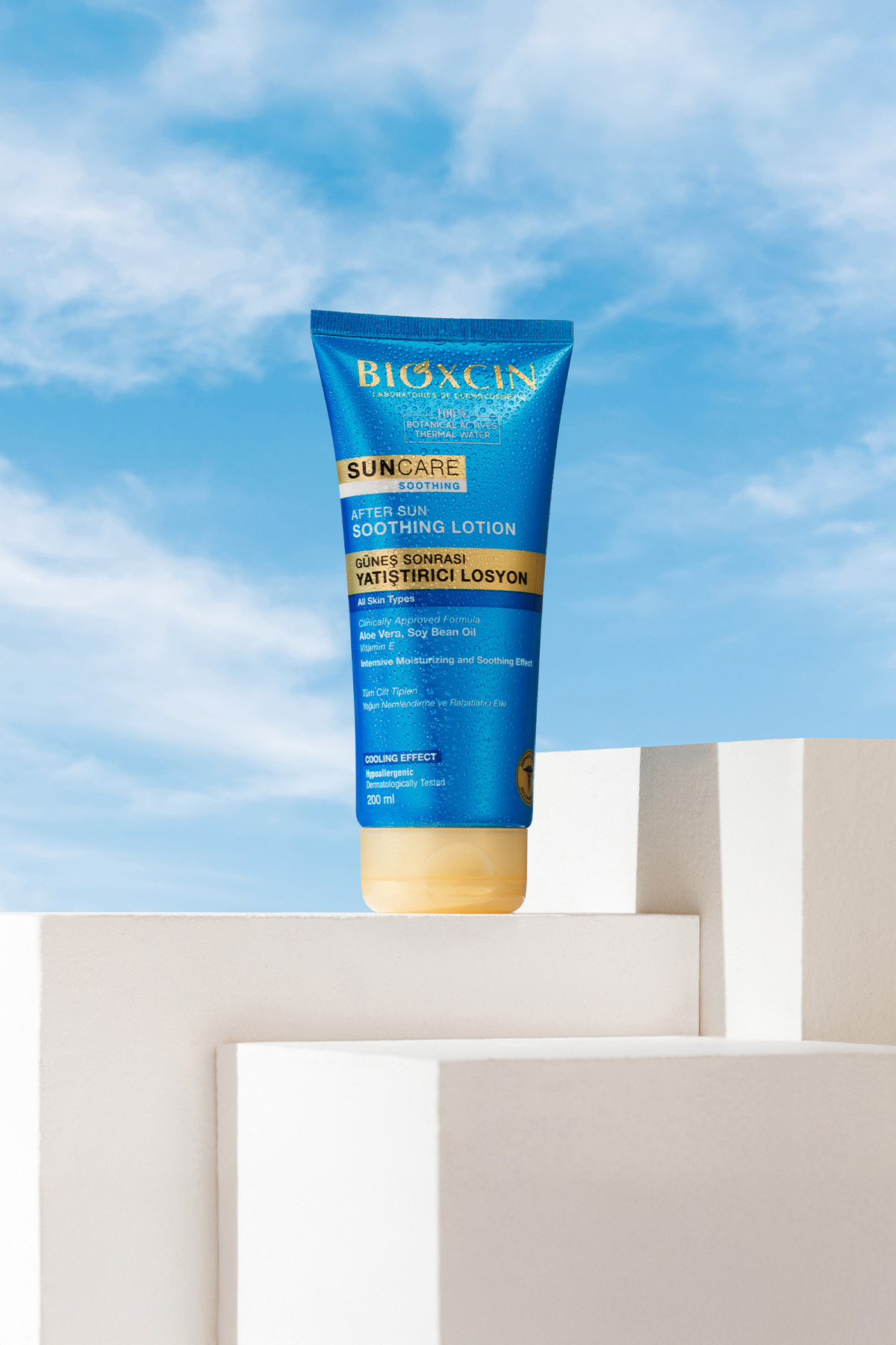Sun Care Çok Yüksek Korumalı Çocuk Güneş Kremi 50Spf After Sun Hediyeli - % 100 Botanik Aktif 200 ml