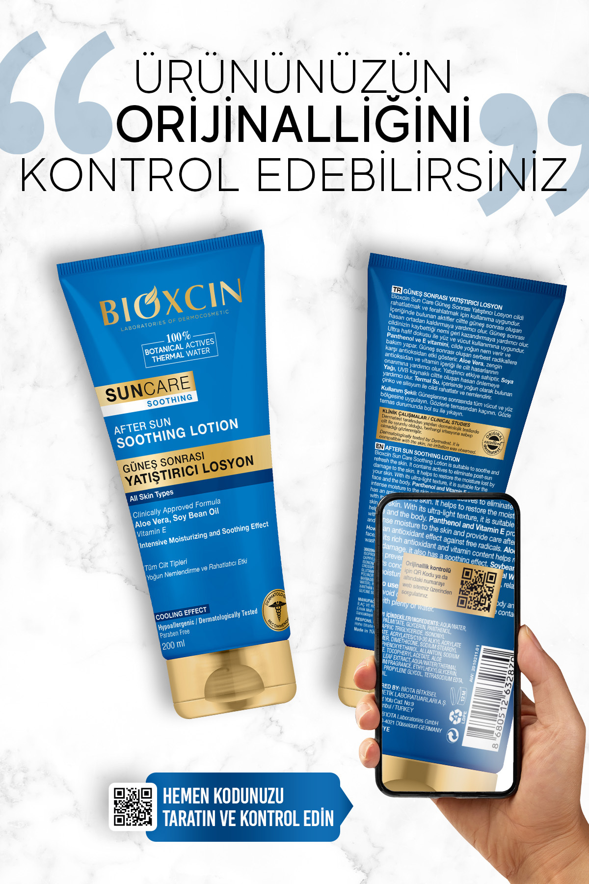 Sun Care Çok Yüksek Korumalı Çocuk Güneş Kremi 50Spf After Sun Hediyeli - % 100 Botanik Aktif 200 ml