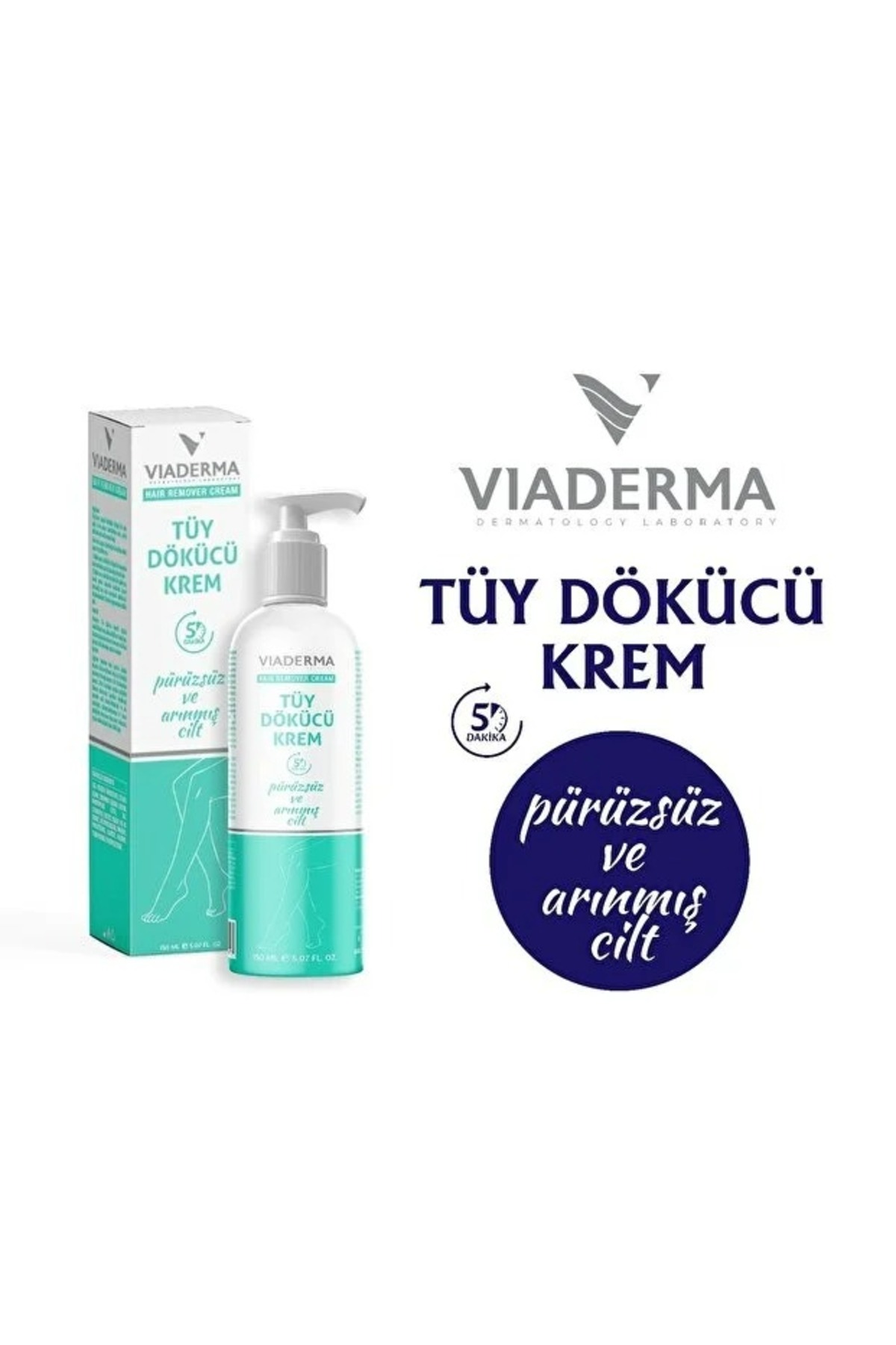 Tüy Dökücü Krem 150 ml - Tüm Cilt Tiplerine Uygun, Pratik Kullanım