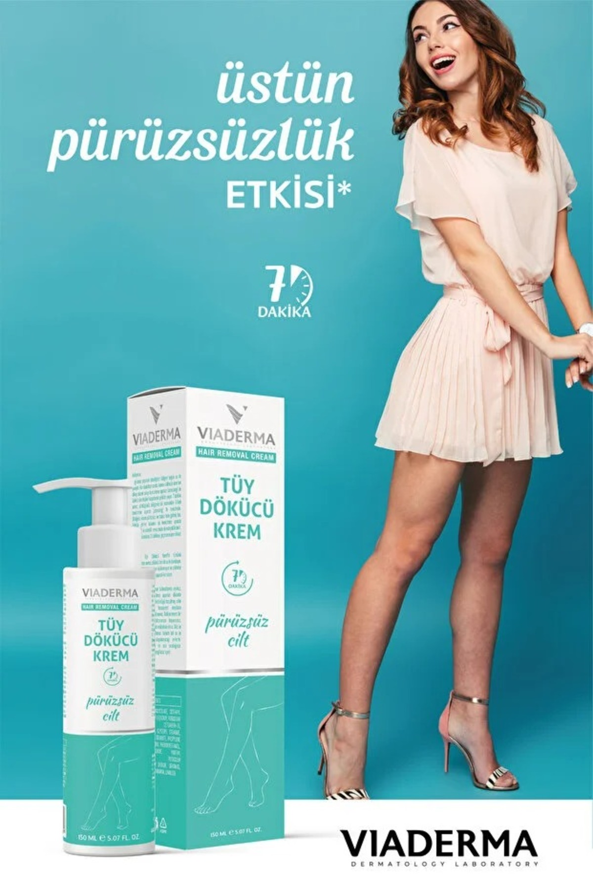Tüy Dökücü Krem 150 ml - Tüm Cilt Tiplerine Uygun, Pratik Kullanım