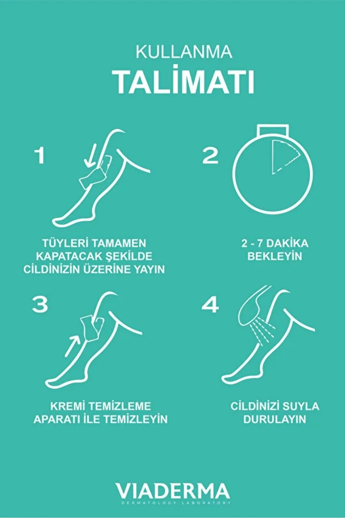 Tüy Dökücü Krem 150 ml - Tüm Cilt Tiplerine Uygun, Pratik Kullanım
