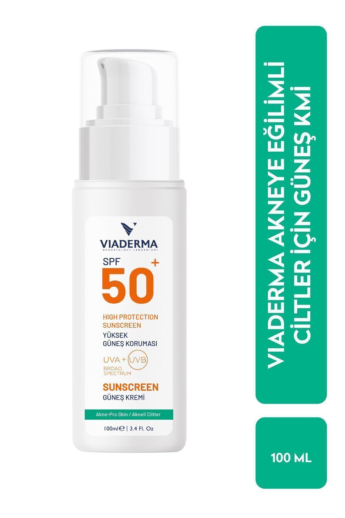 Akne Karşıtı SPF 50 Yüz Ve Vücut Güneş Kremi Akneye Meyilli & Karma Ciltler - Bisabolol