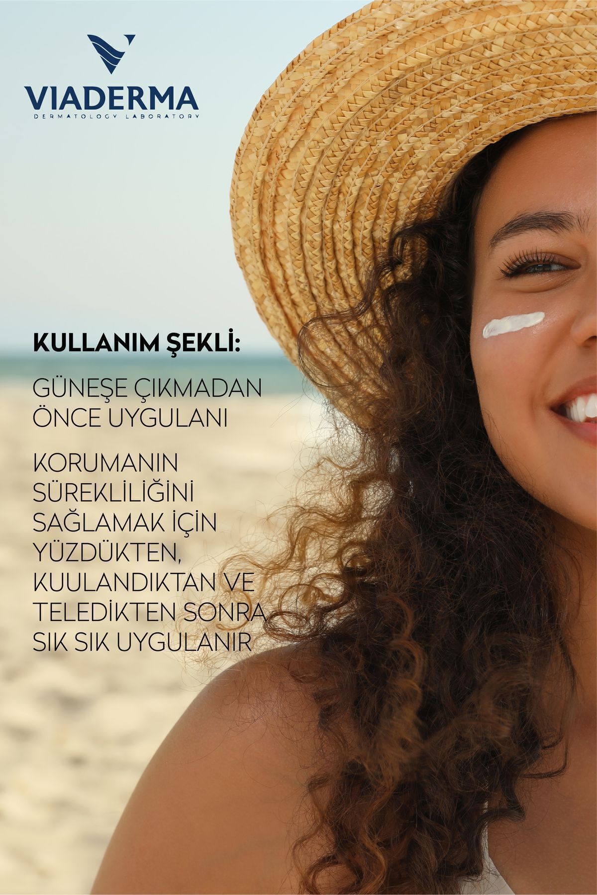 Hassas Ciltler için Parfümsüz SPF 50+ Yüksek Koruma Güneş Kremi 100 ml, Suya Dayanıklı