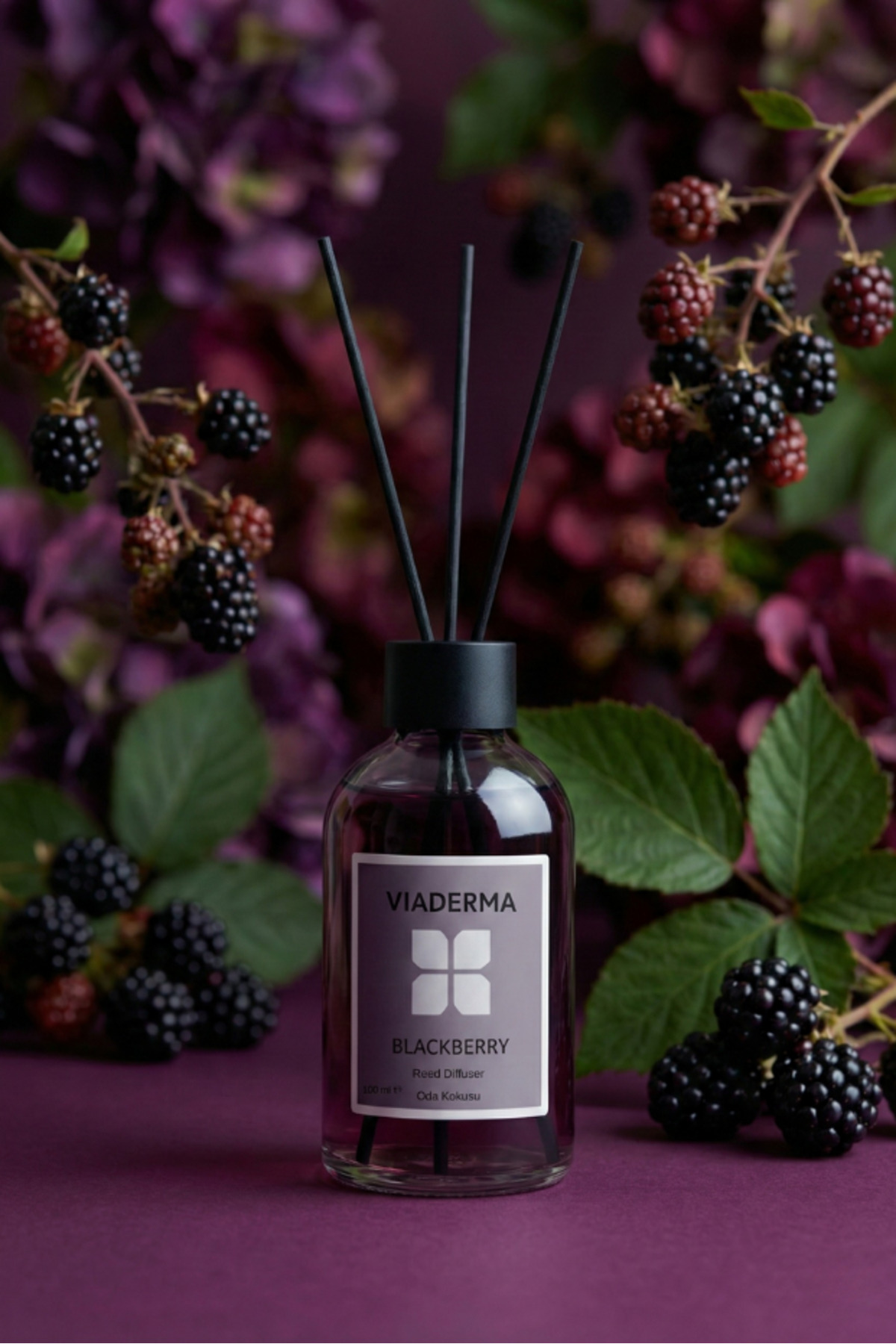 Böğürtlen Aromalı Bambu Çubuklu Oda Kokusu 100 ml Şişe