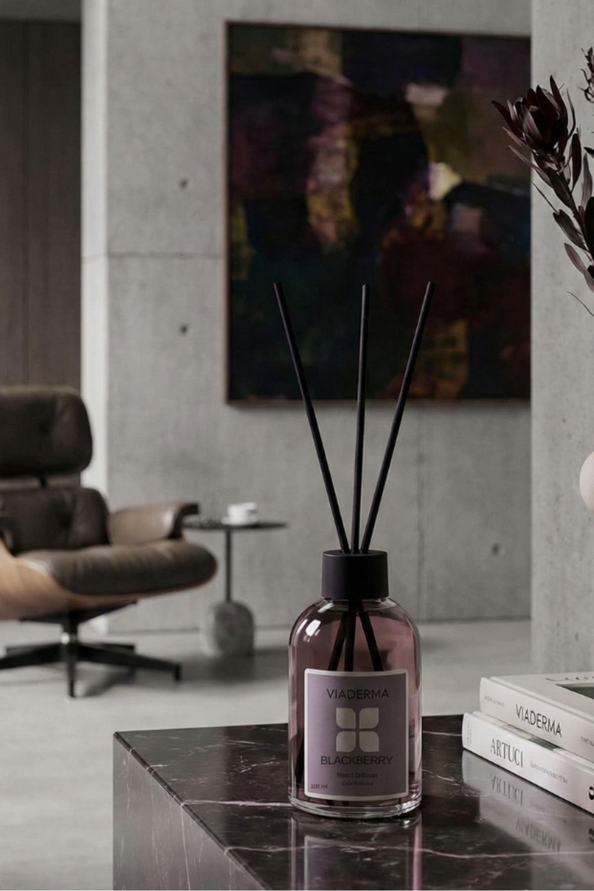 Böğürtlen Aromalı Bambu Çubuklu Oda Kokusu 100 ml Şişe