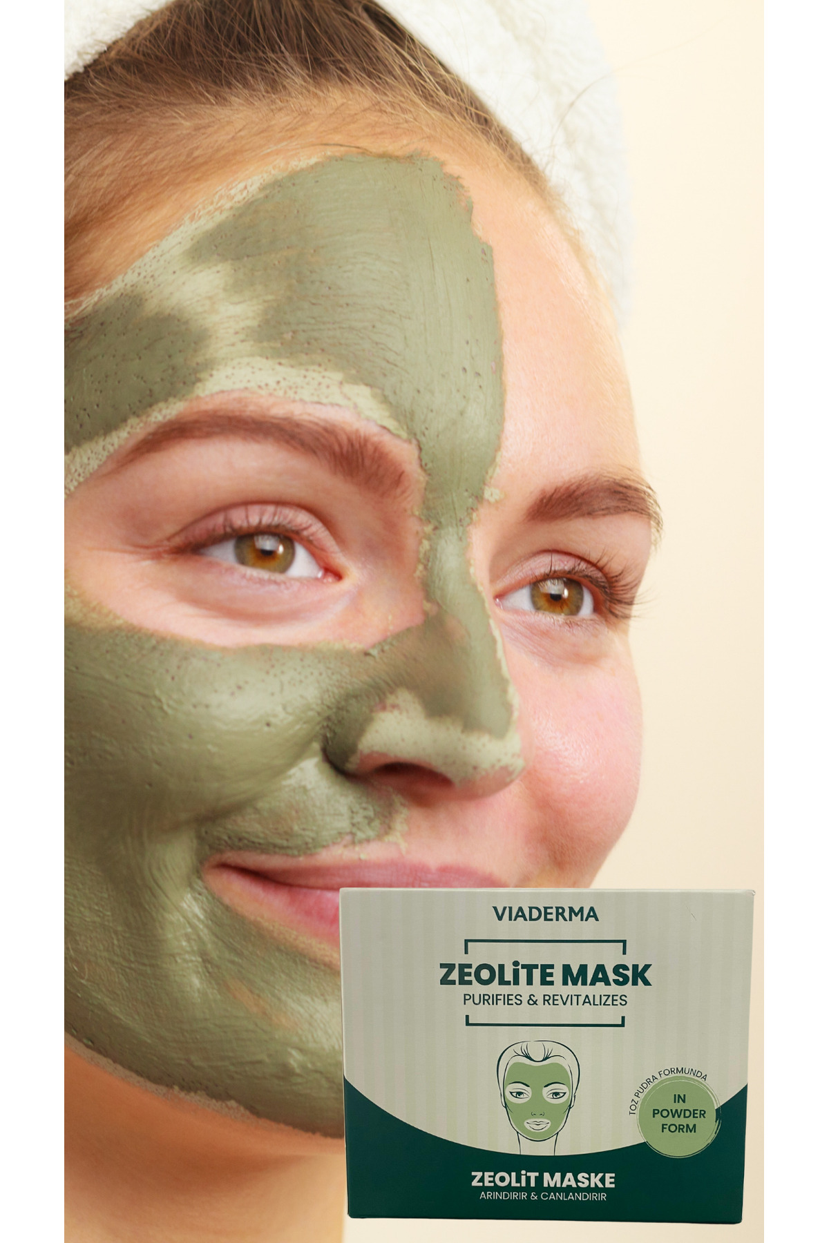 Zeolit Maske - Arındırıcı Yüz Maskesi 15 Saşe x 10 gr - Detoks ve Yağ Emici Özellikler