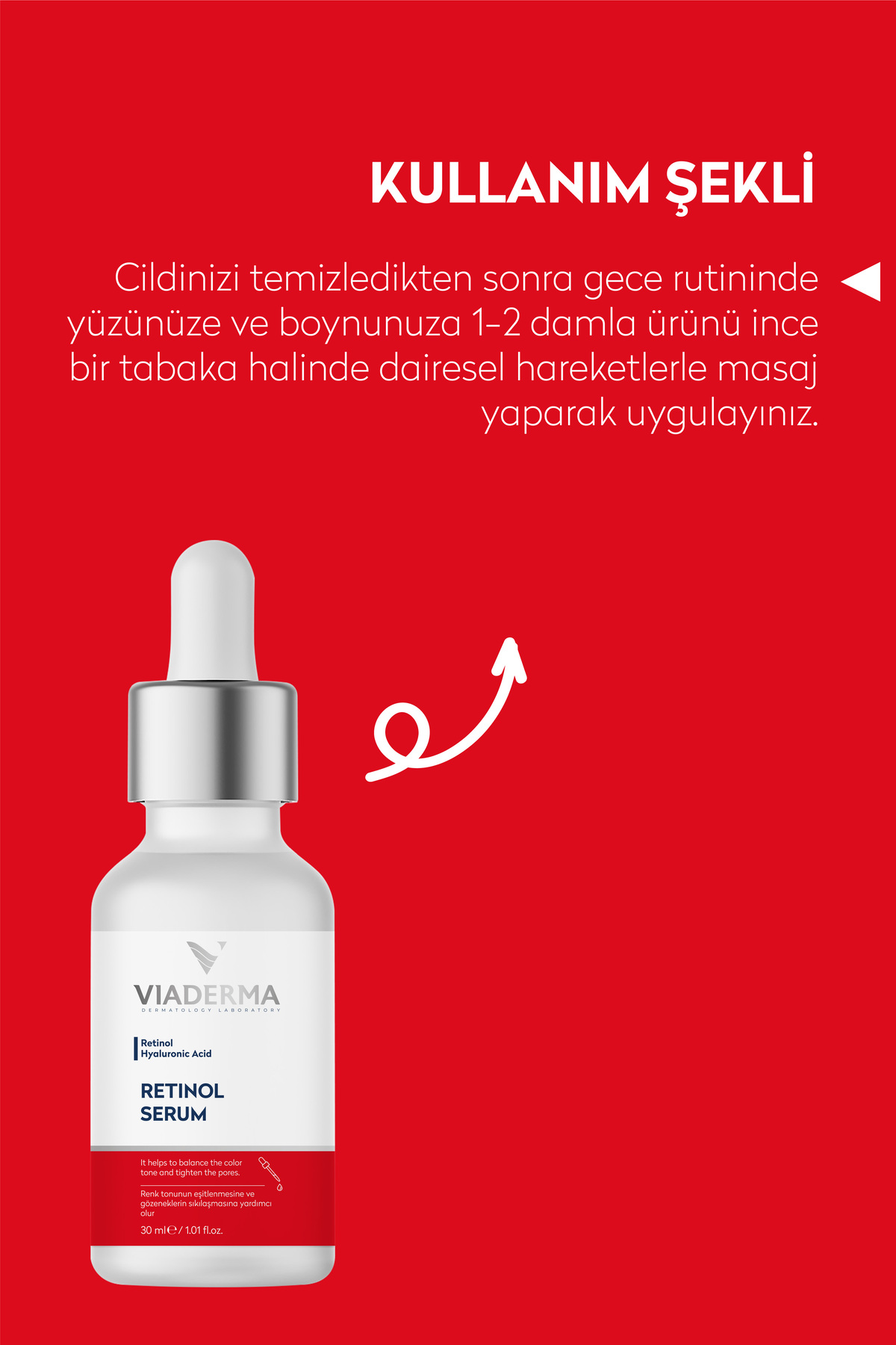 Yaşlanma Karşıtı Onarıcı, Besleyici & Yenileyici Retinol Serum Genç Görünüm 30 ml