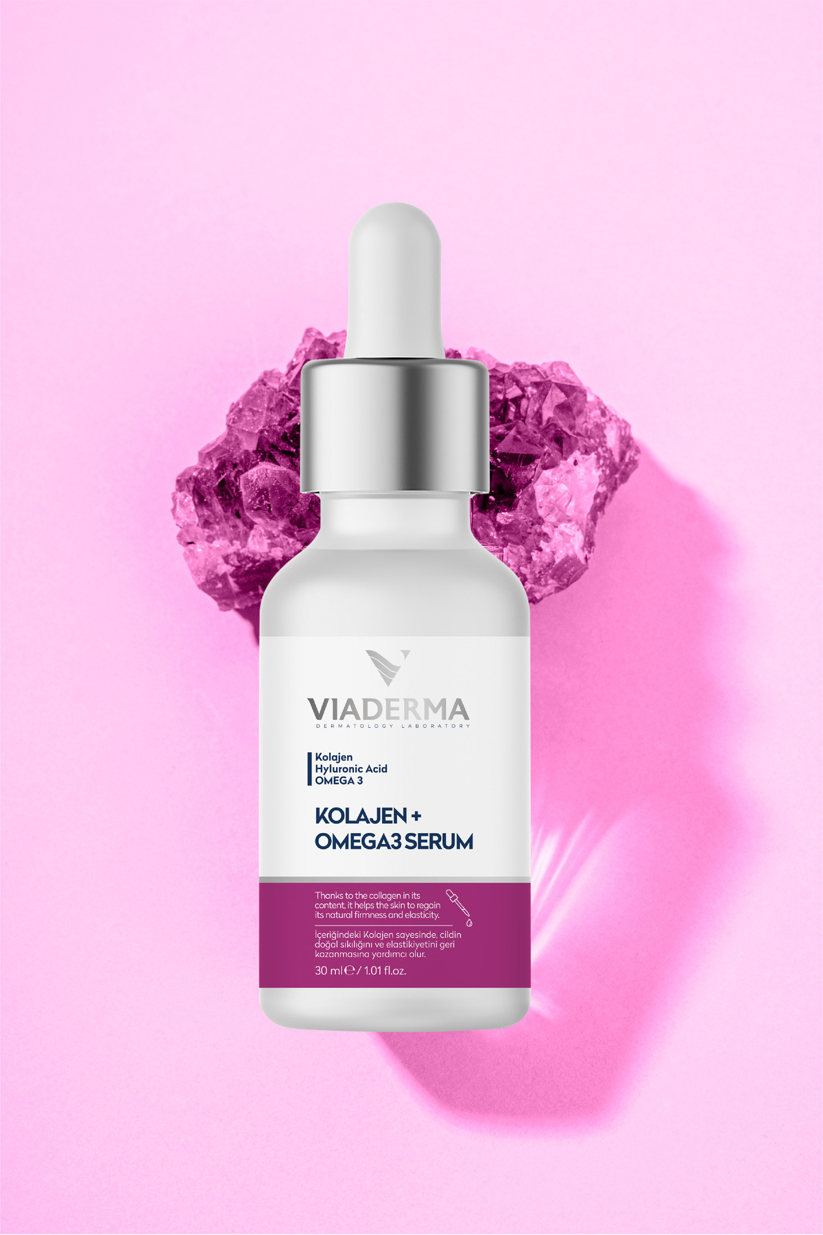 Kolajen & Omega3 Kırışıklık Karşıtı Serum 30 ml Genç Görünüm Cildi Besler