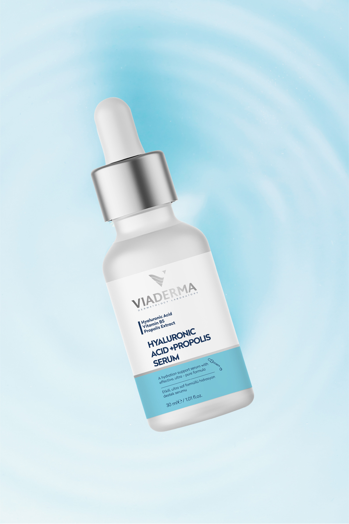 Hyalüronik Asit ve Propolisli Yoğun Nemlendirici Serum - Tüm Cilt Tipleri için 30 ml