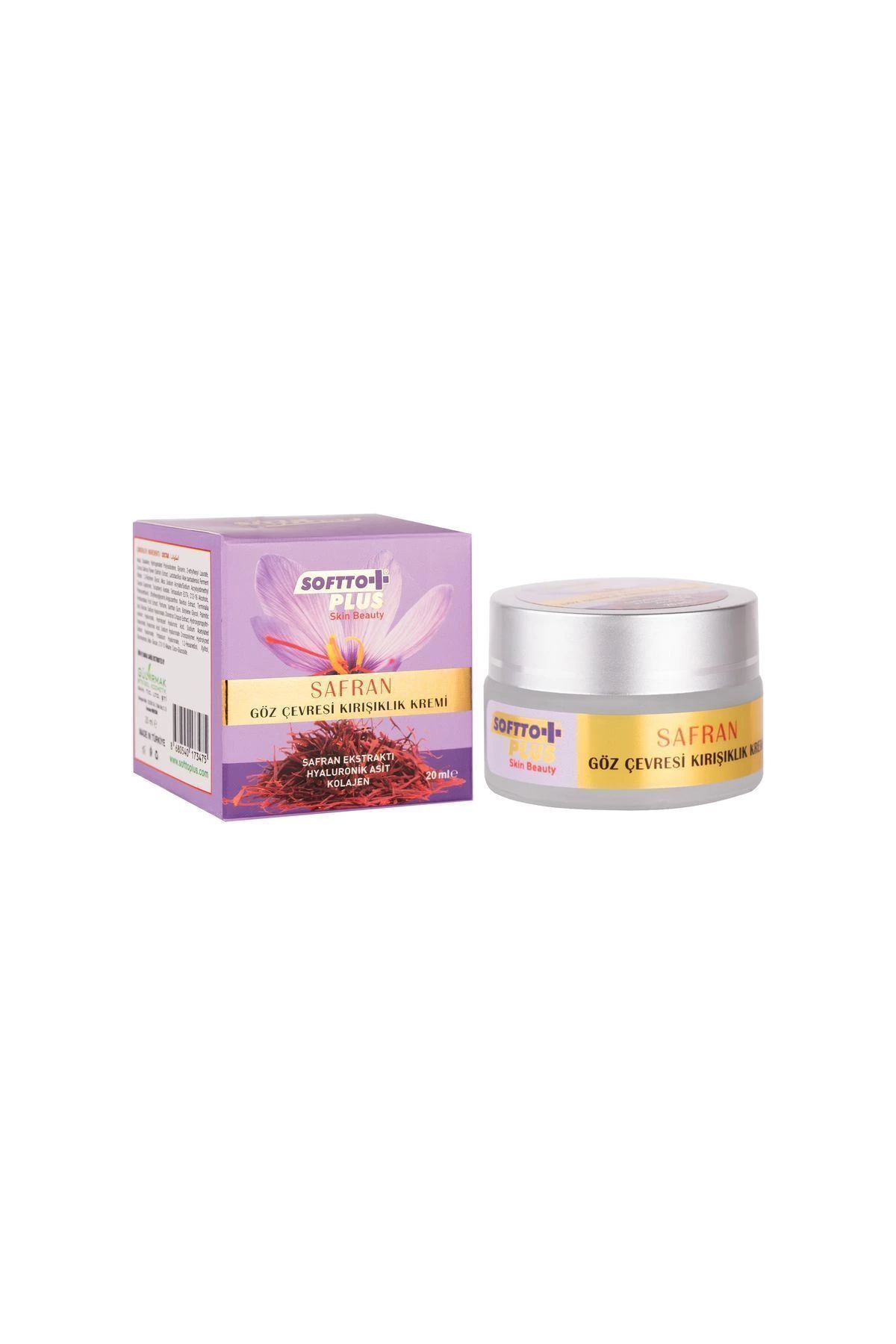 SAFRAN GÖZ ÇEVRESİ KIRIŞIKLIK KREMİ 20 ML