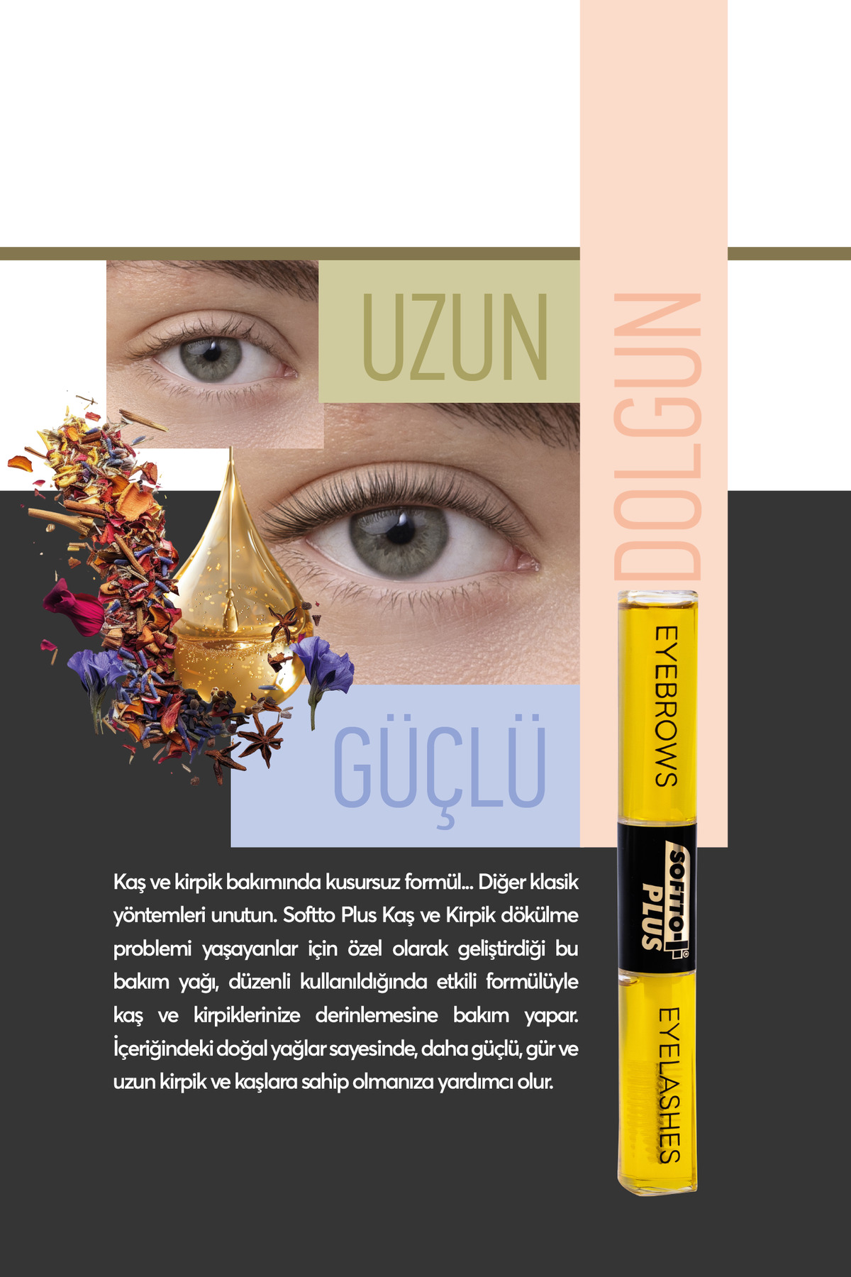 Dolgunlaştıran Kaş Kirpik Serumu 10 Ml 10 Ml