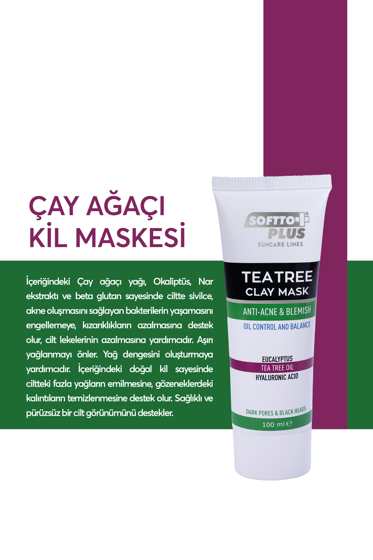 Çay Ağacı Kil Maskesi 100 ml