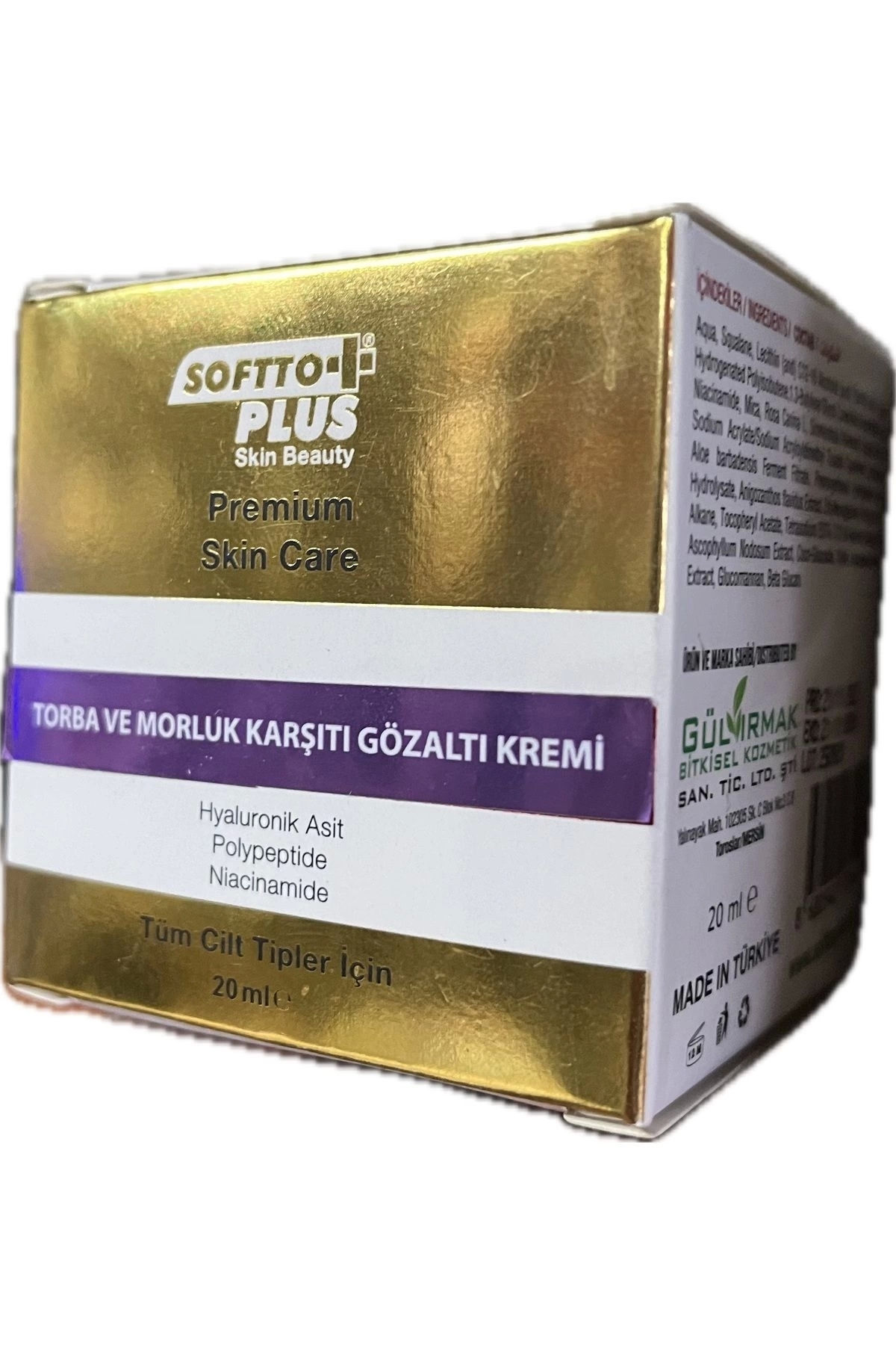 Torba ve Morluk Karşıtı Göz Altı Kremi 20 ML
