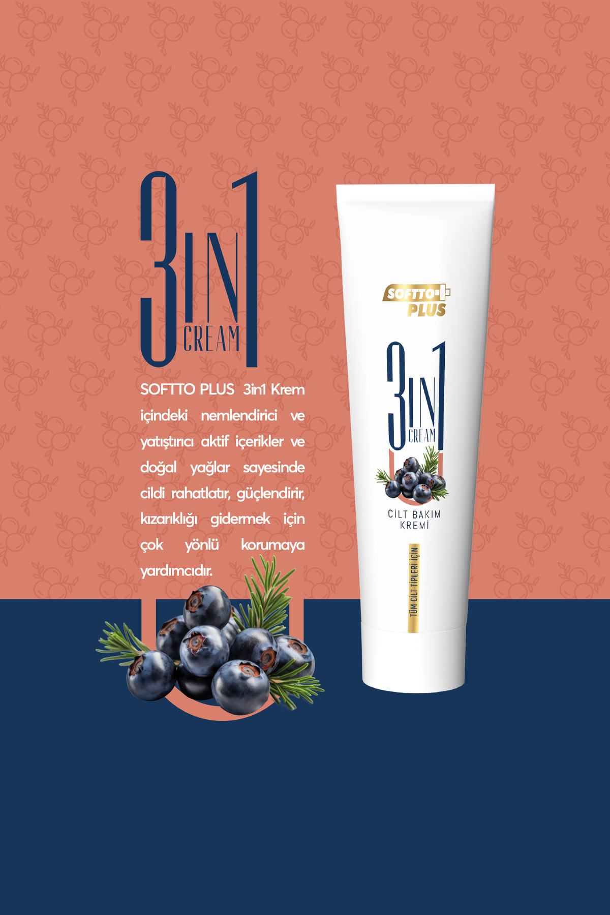 3ın1 Cilt Bakım Kremi 50 ml