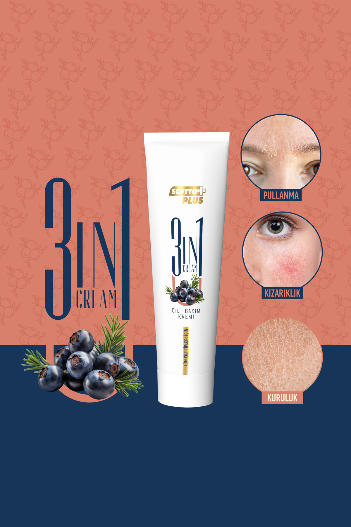3ın1 Cilt Bakım Kremi 50 ml