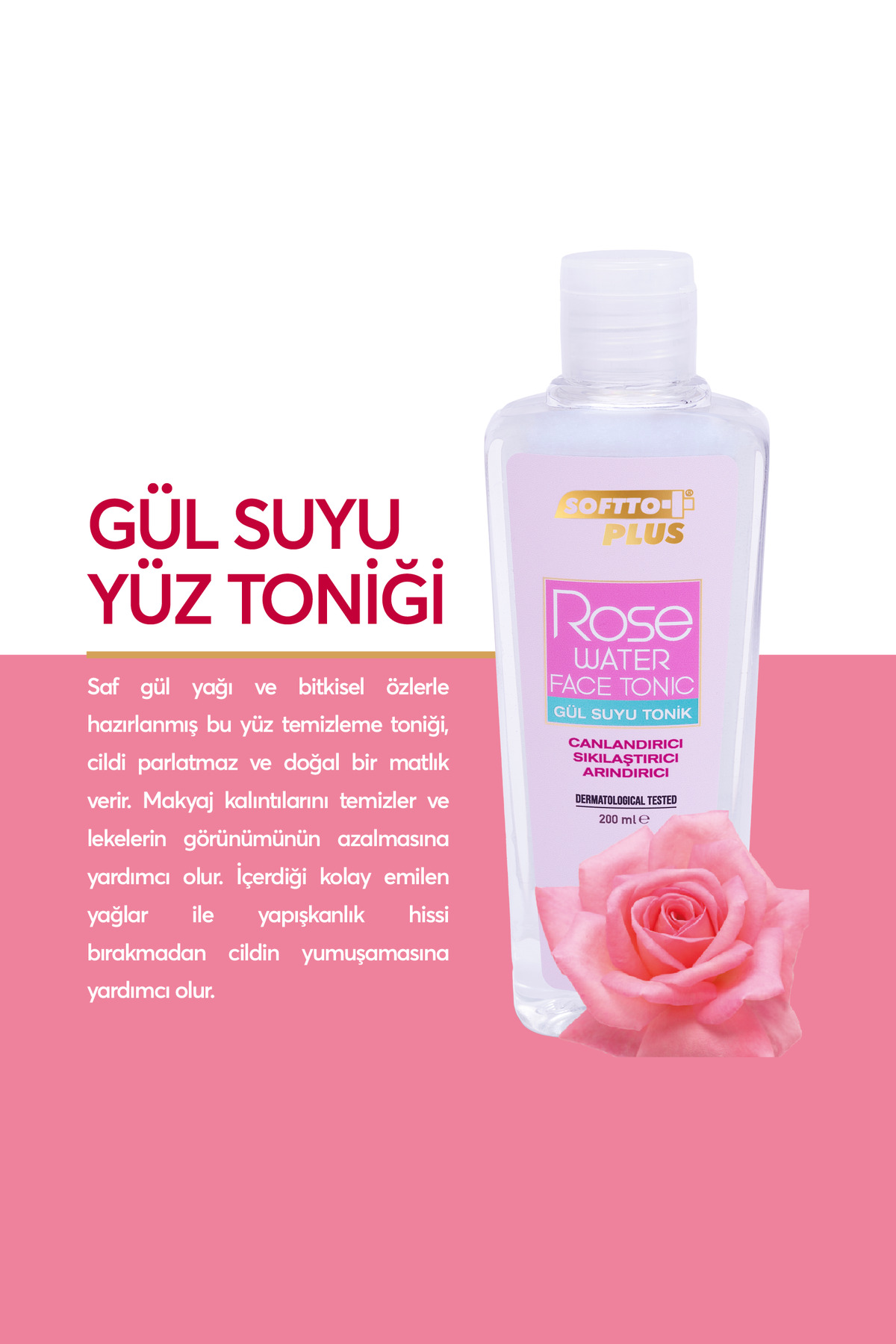 Gül Suyu Yüz Toniği 200 Ml