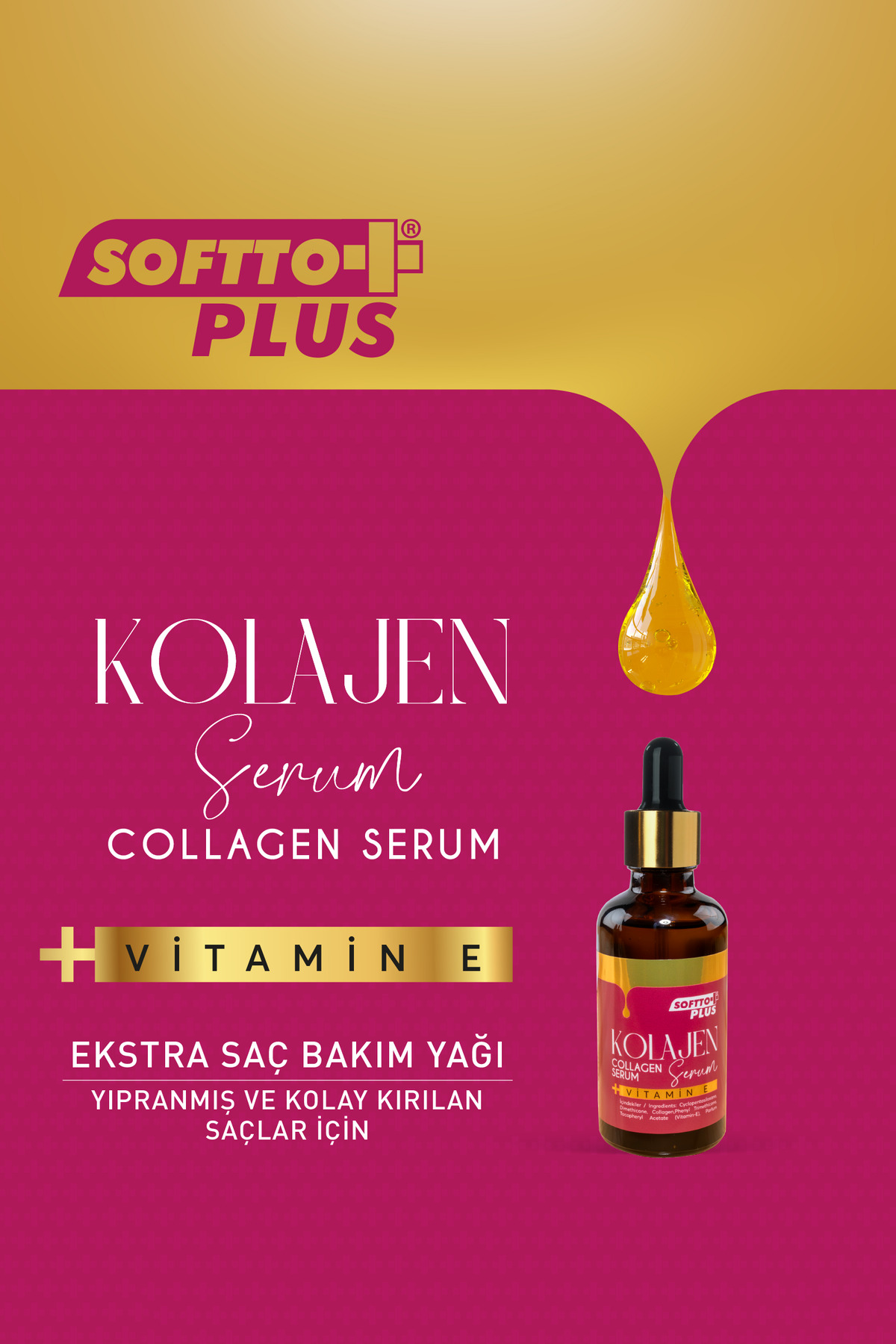 Kolajen Saç Bakım Serumu 50 ml