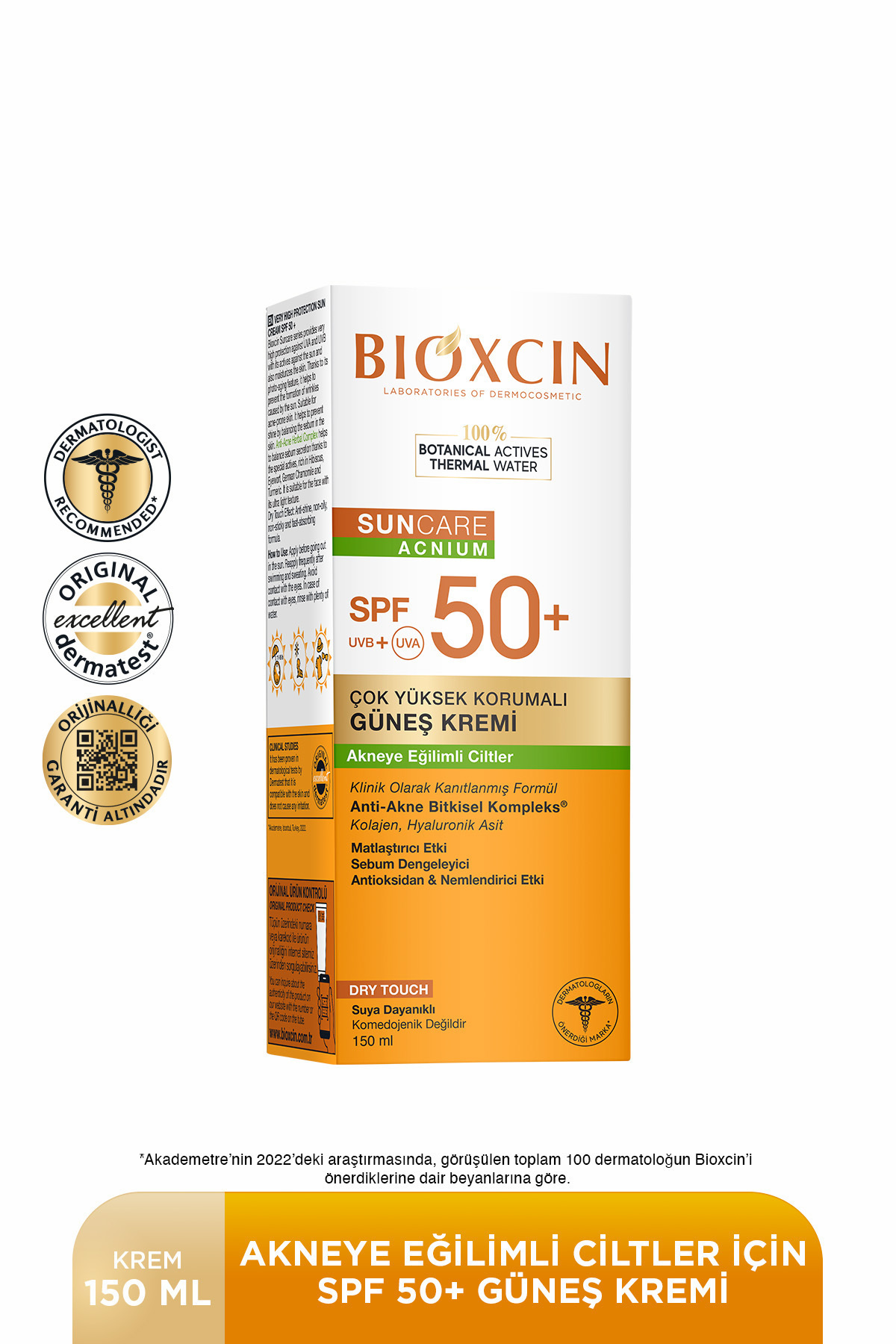 Sun Care Akneye Eğilimli Ciltler Için Güneş Kremi 50 Spf 150 Ml - Akne, Dry Touch, Mat, Kola