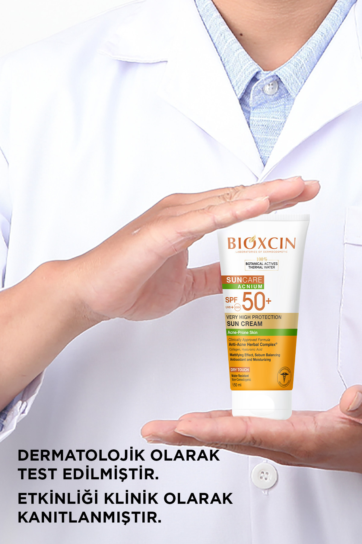 Sun Care Akneye Eğilimli Ciltler Için Güneş Kremi 50 Spf 150 Ml - Akne, Dry Touch, Mat, Kola