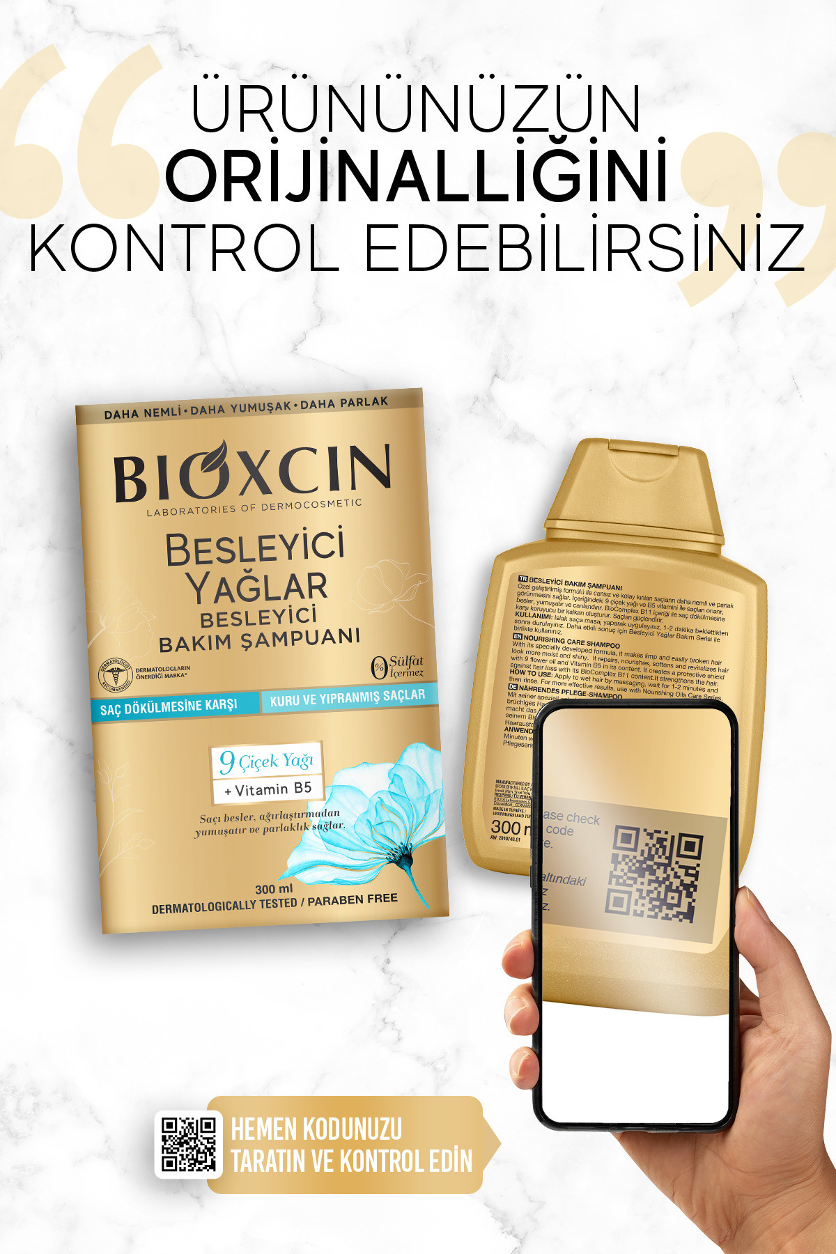 Besleyici Yağlar Onarıcı Bakım Şampuanı 300 Ml - Sülfatsız Kuru Ve Yıpranmış Saçlar Dökülme Karşıtı
