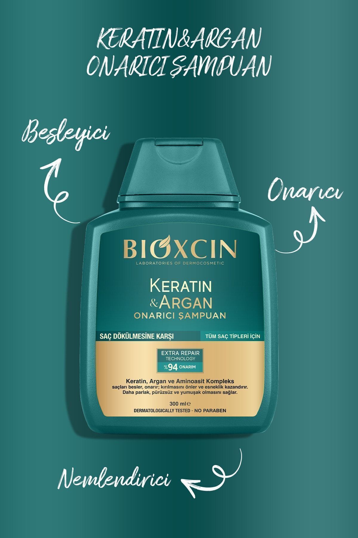 Keratin Argan Şampuan + Sıvı Saç Kremi Seti (Onarıcı, Keratin İçerikli)
