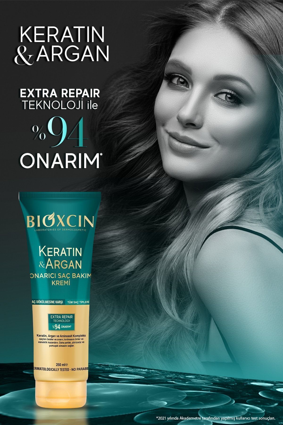 Keratin Argan Şampuan + Saç Bakım Kremi Seti (Onarıcı, Parabensiz, Keratin İçerikli)
