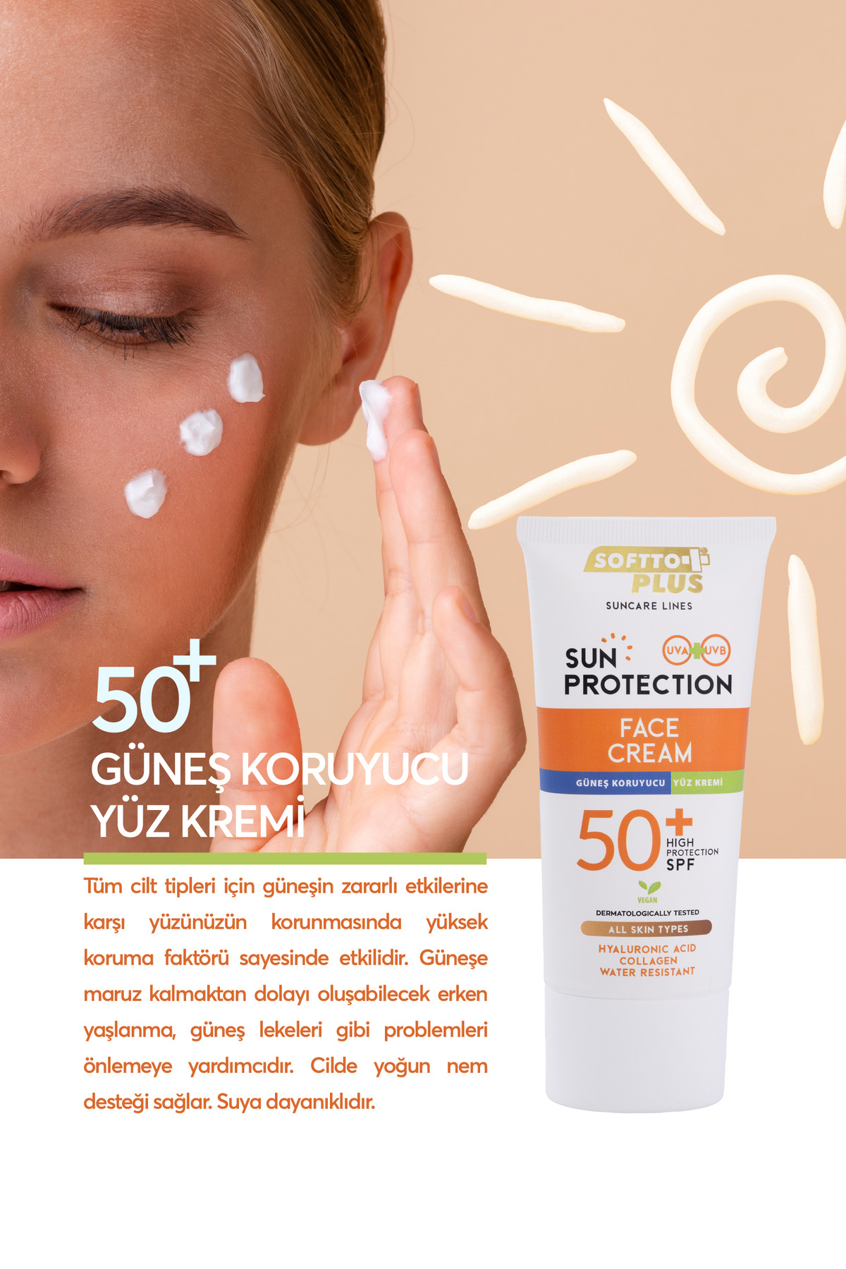 Güneş Koruyucu Yüz Kremi 75 Ml 50 Spf