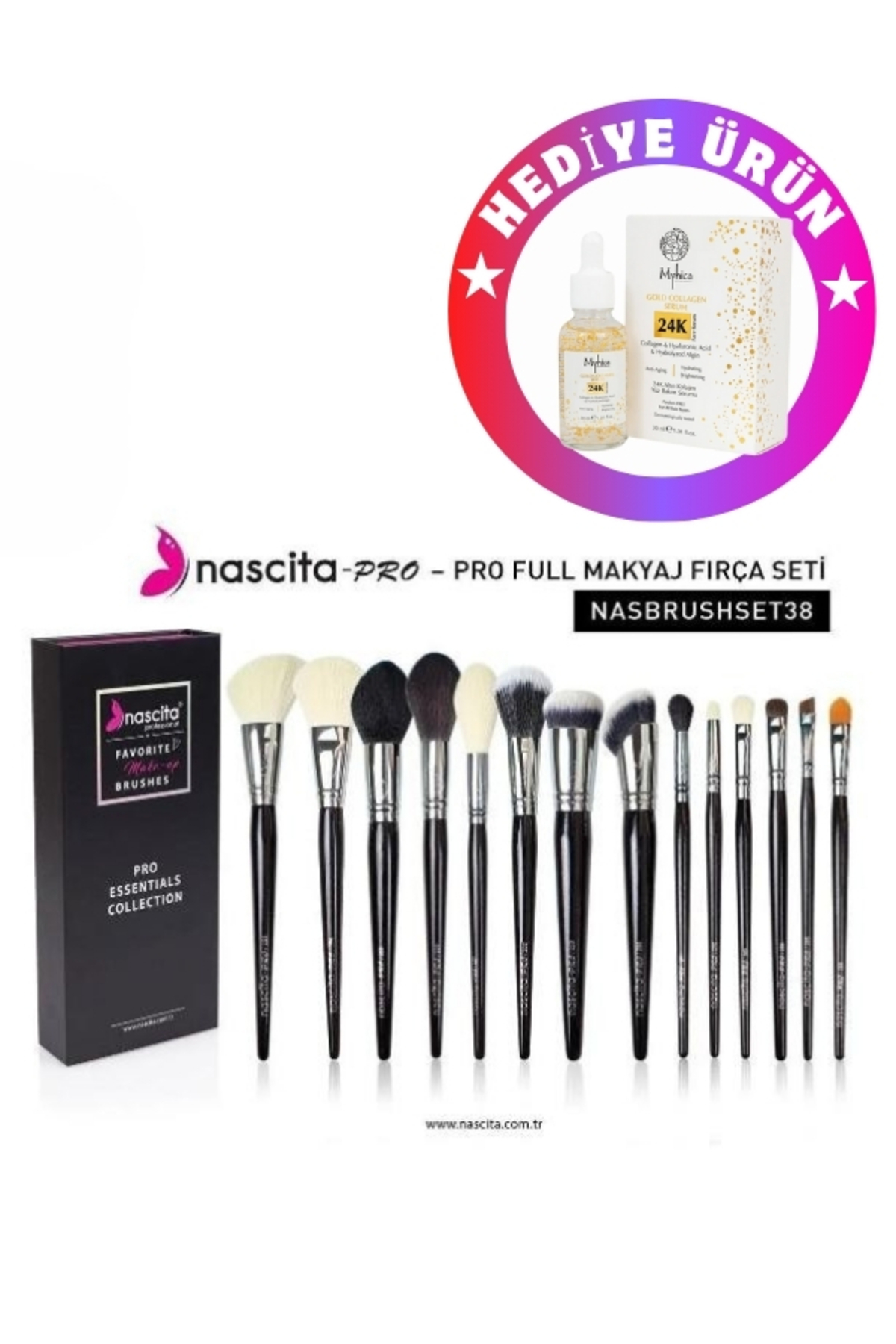 Pro Essentials Collection Fırça Seti 38