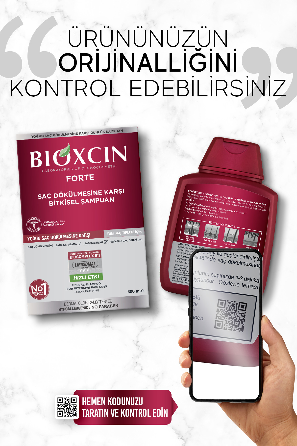 Forte Şampuan 3'lü Set 2 Adet ( 6 X 300 ml ) Yoğun Dökülme Karşıtı Şampuan