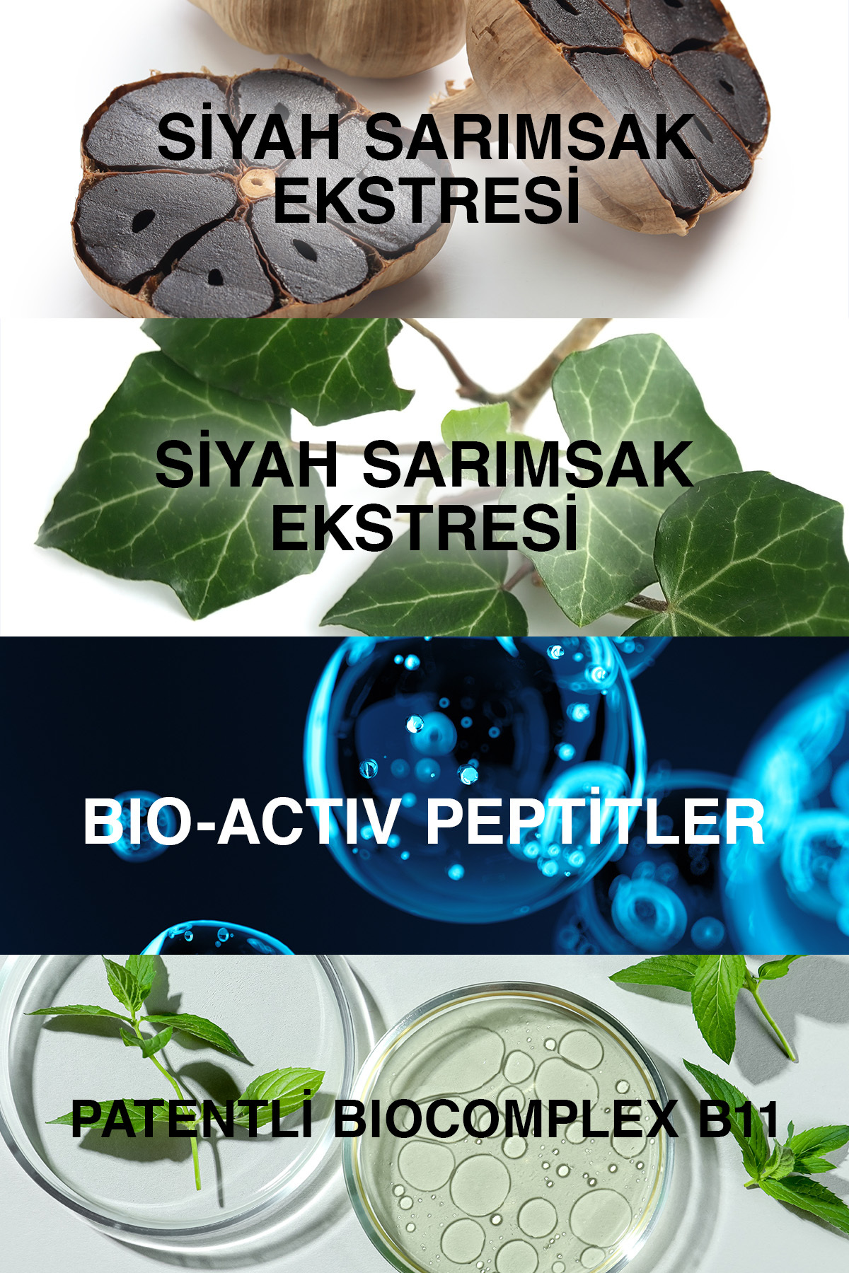Saç Dökülmesine Karşı Siyah Sarımsak 300 ml 3 Al 2 Öde Şampuan