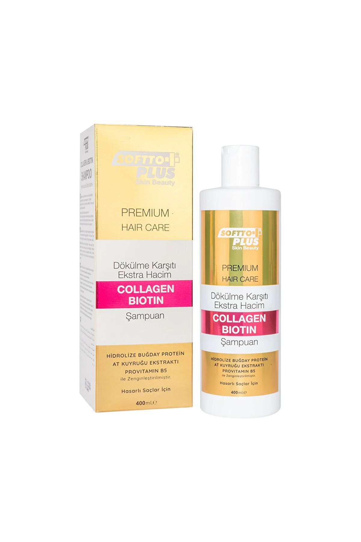 Beyaz Saçlar Için Koyu Kahverengi Şampuan+ANTİ-HAIR LOSS EXTRA VOLUME COLLAGEN BIOTIN ŞAMPUAN 400 ML