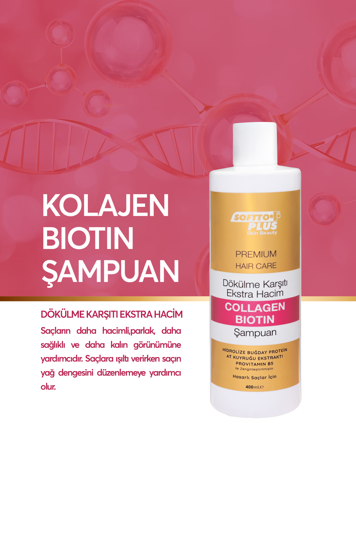 ANTİ-HAIR LOSS EXTRA VOLUME COLLAGEN BIOTIN ŞAMPUAN 400 ML