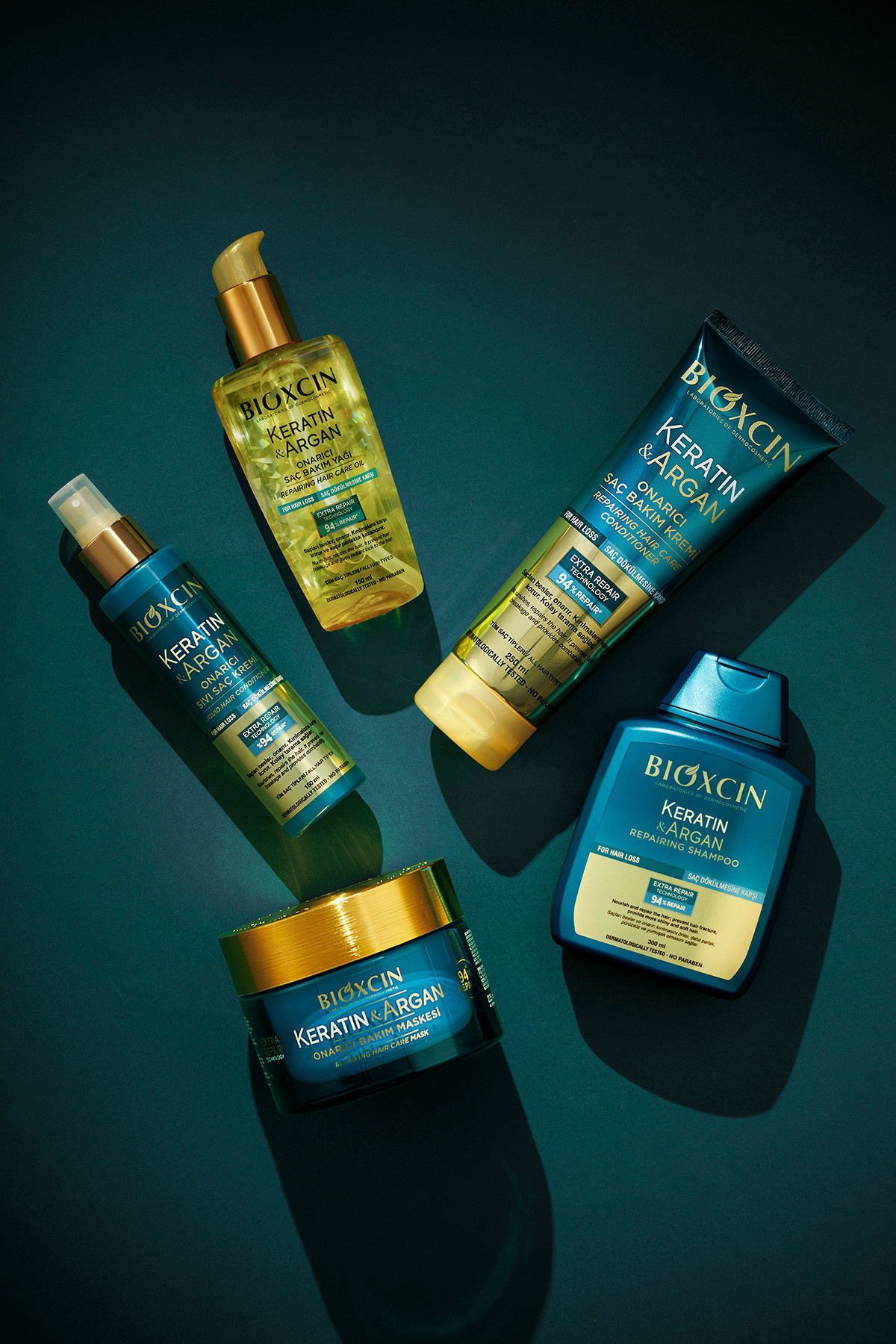 Keratin Argan Onarıcı Saç Bakım Kremi – Nemlendirici & Kırık Karşıtı 250 ml