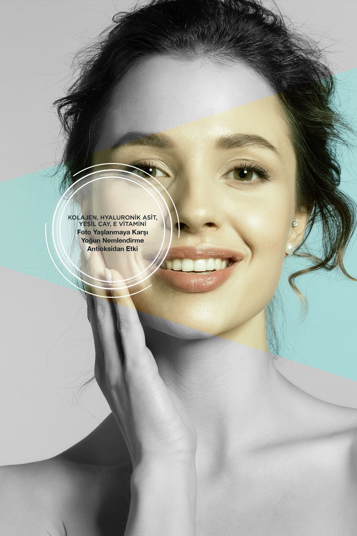 Sun Care Spf 50 Çok Yüksek Korumalı Güneş Kremi 50 ml Karma Yağlı Cilt - Kolajen Hyaluronik