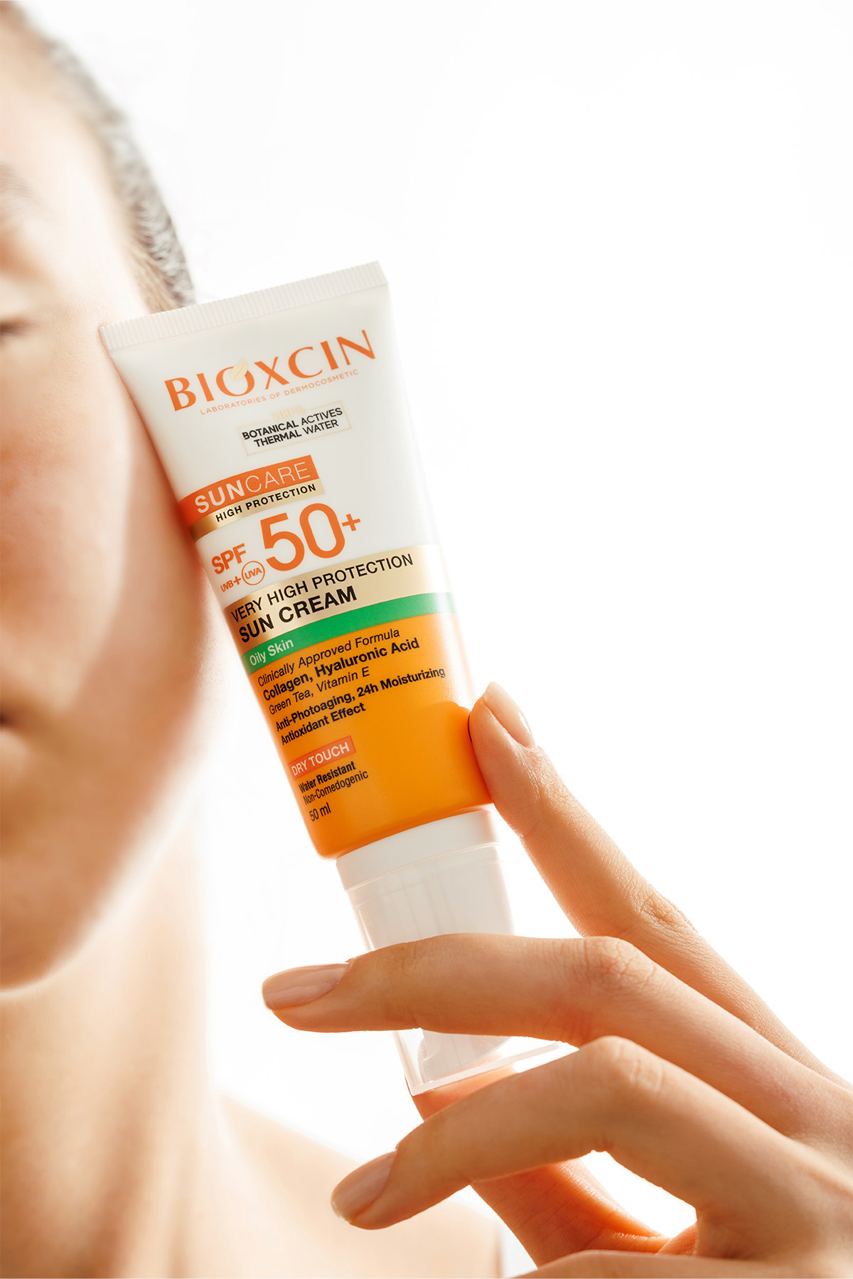Sun Care Spf 50 Çok Yüksek Korumalı Güneş Kremi 50 ml Karma Yağlı Cilt - Kolajen Hyaluronik
