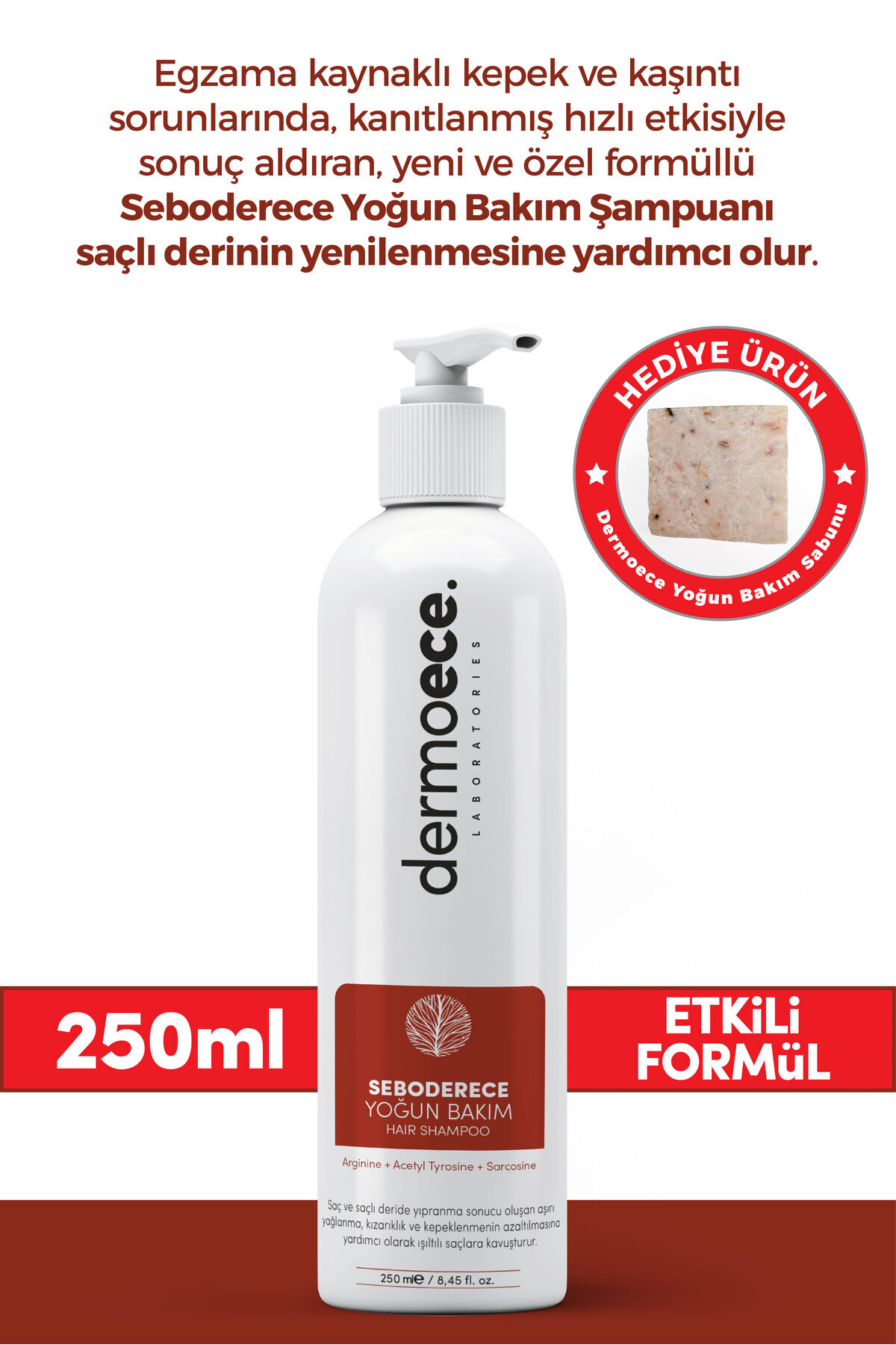 Seboderece Yoğun Bakım Şampuanı 250 Ml (kepek, Sedef, Tuzsuz Şampuan)