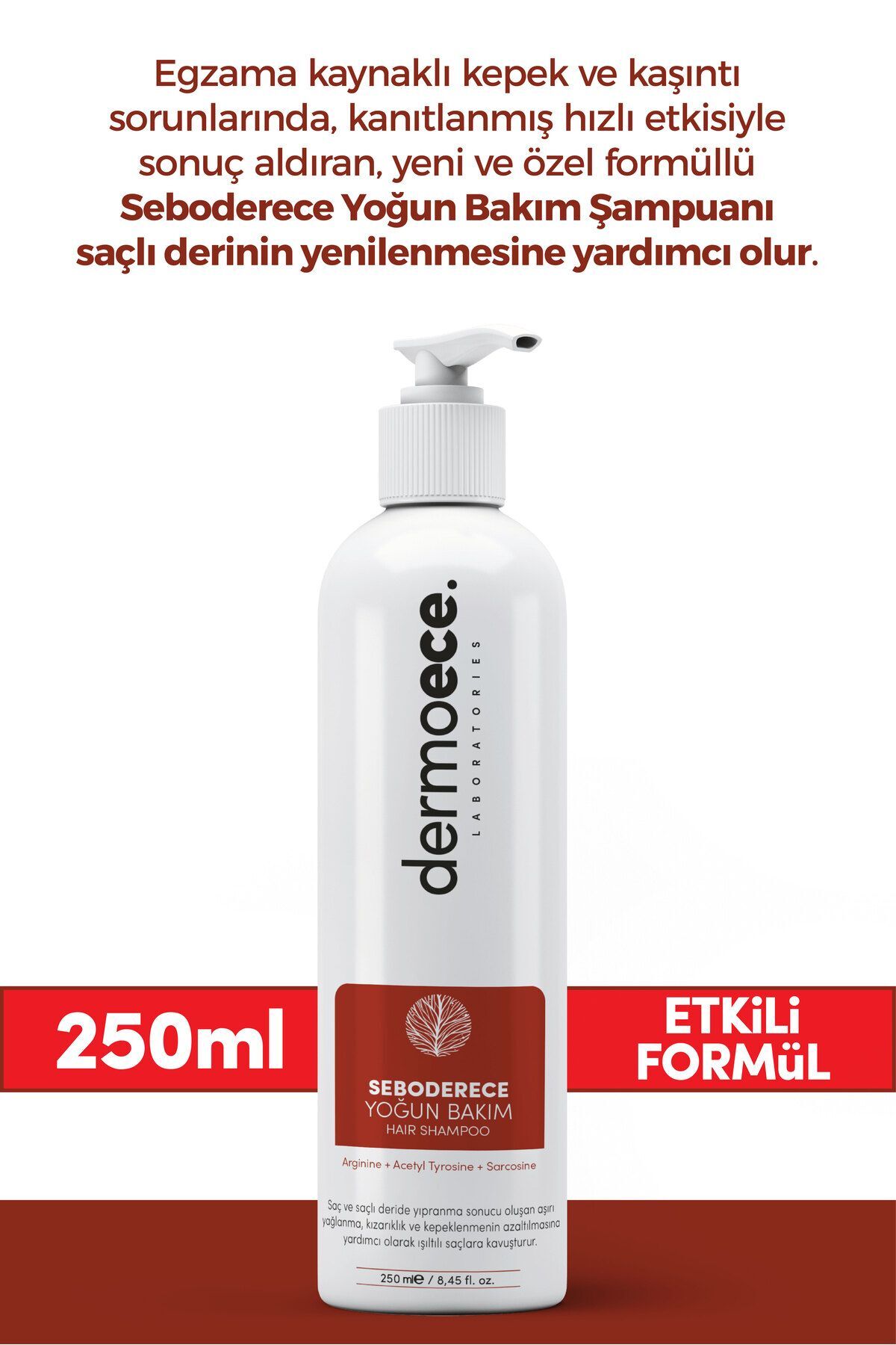 Seboderece Yoğun Bakım Şampuanı 250 Ml (kepek, Sedef, Tuzsuz Şampuan)